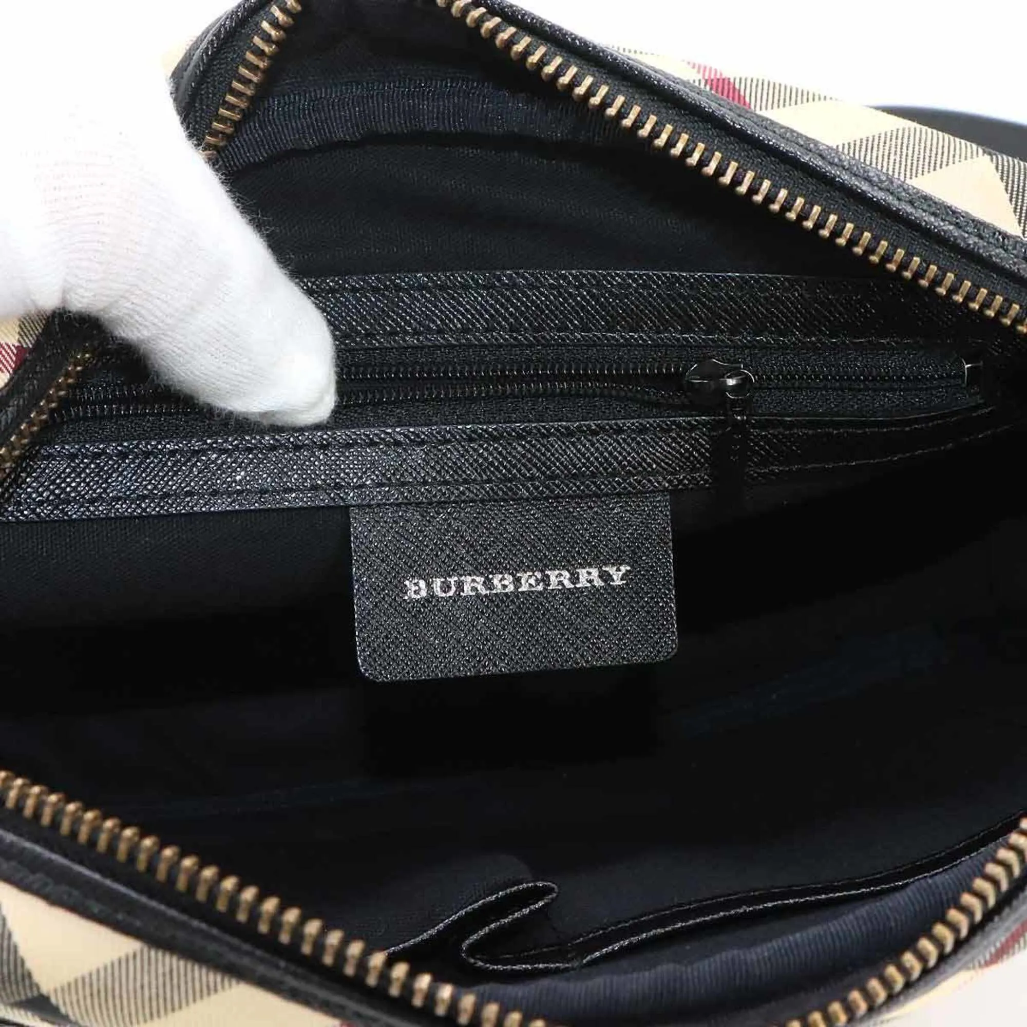 Canvas Leather Shoulder Bag (Pre-Owned) - Burberry - Modalova