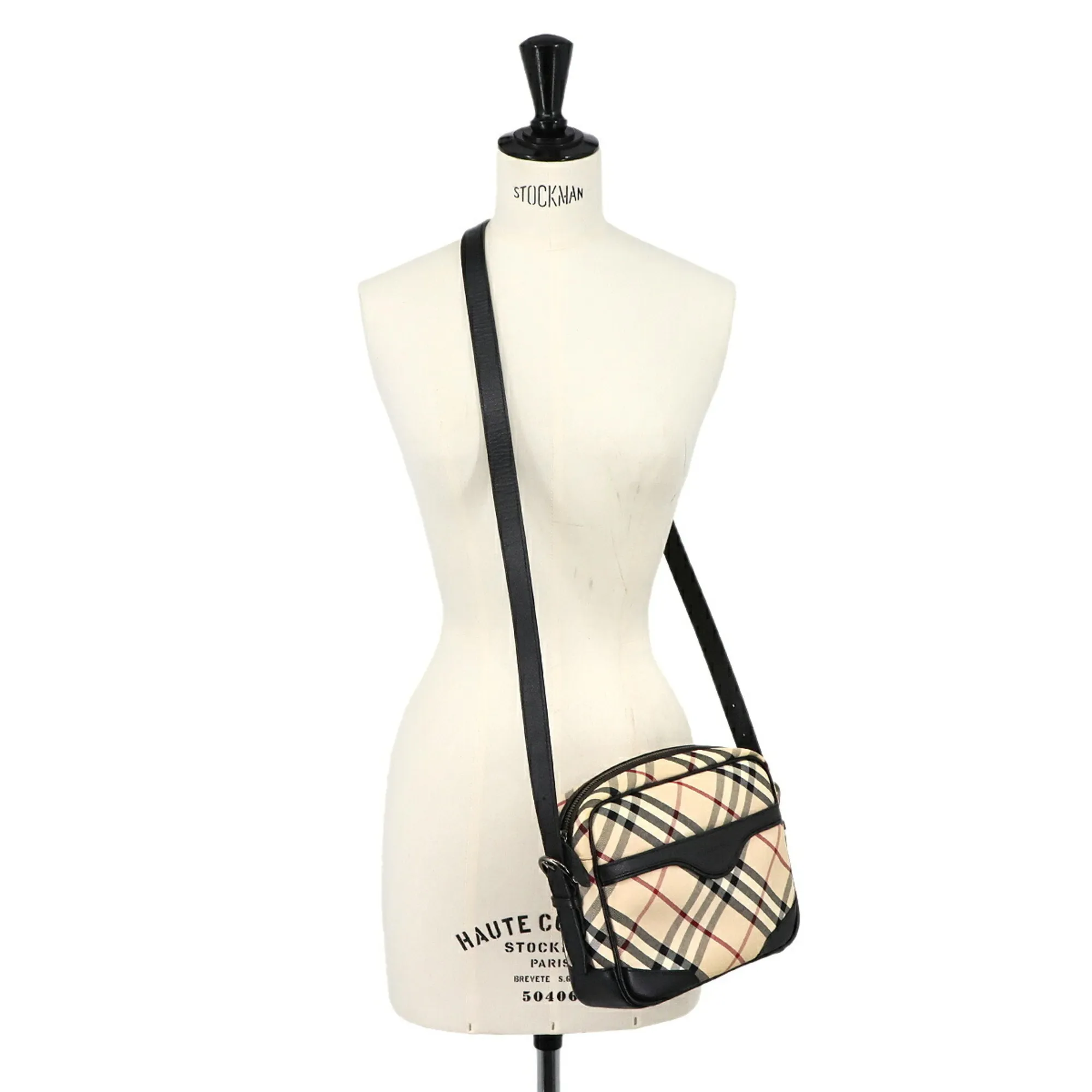 Canvas Leather Shoulder Bag (Pre-Owned) - Burberry - Modalova
