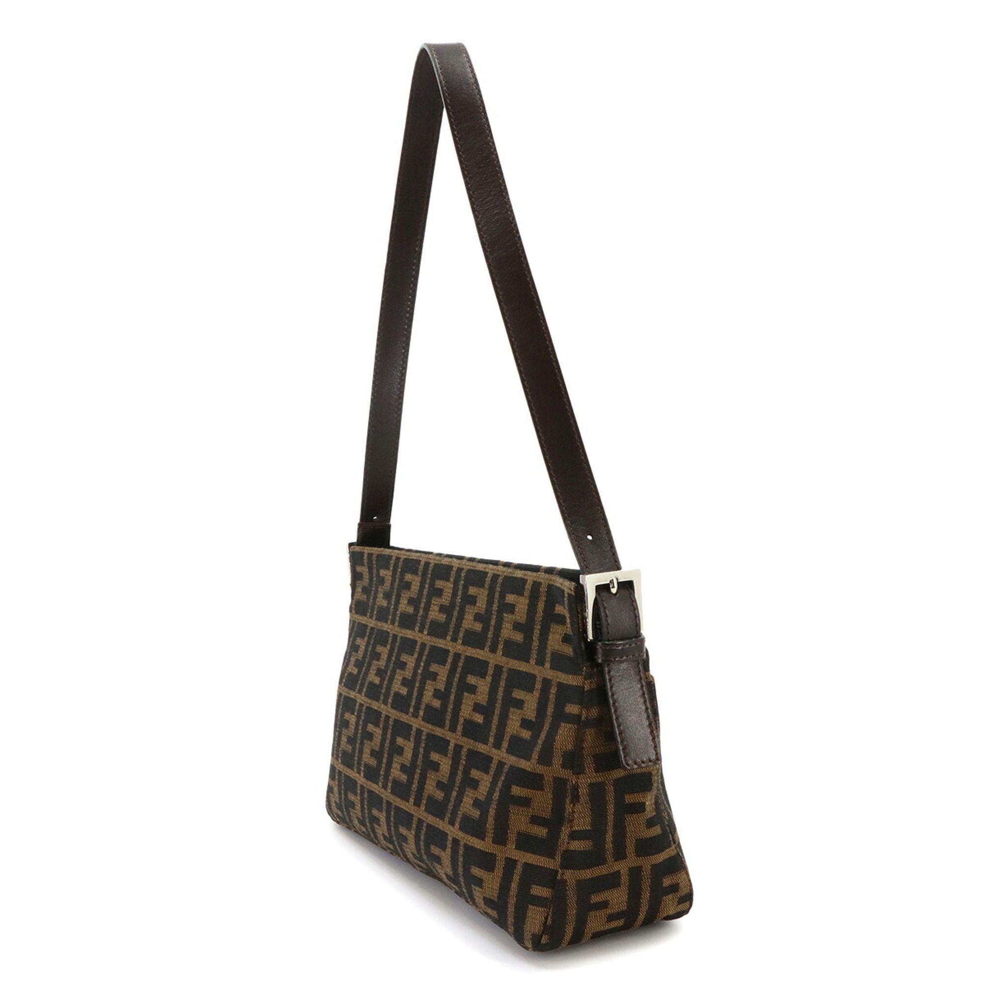 Canvas Leather Shoulder Bag (Pre-Owned) - Fendi - Modalova