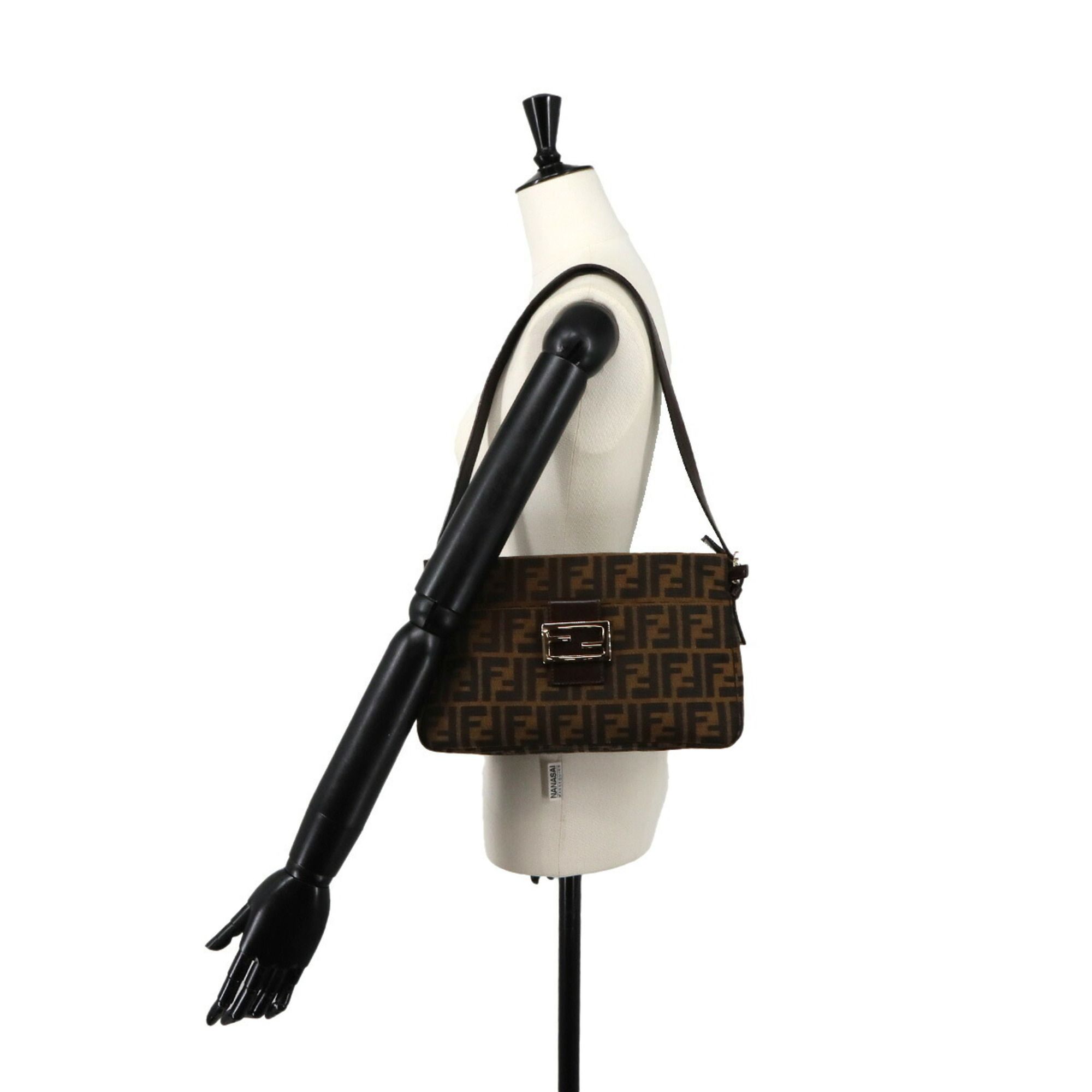 Canvas Leather Shoulder Bag (Pre-Owned) - Fendi - Modalova