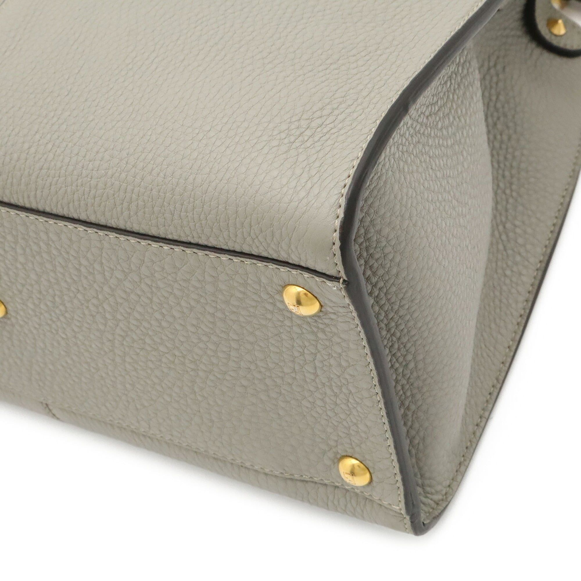 Peekaboo Leather Handbag Shoulder Bag (Pre-Owned) - Fendi - Modalova