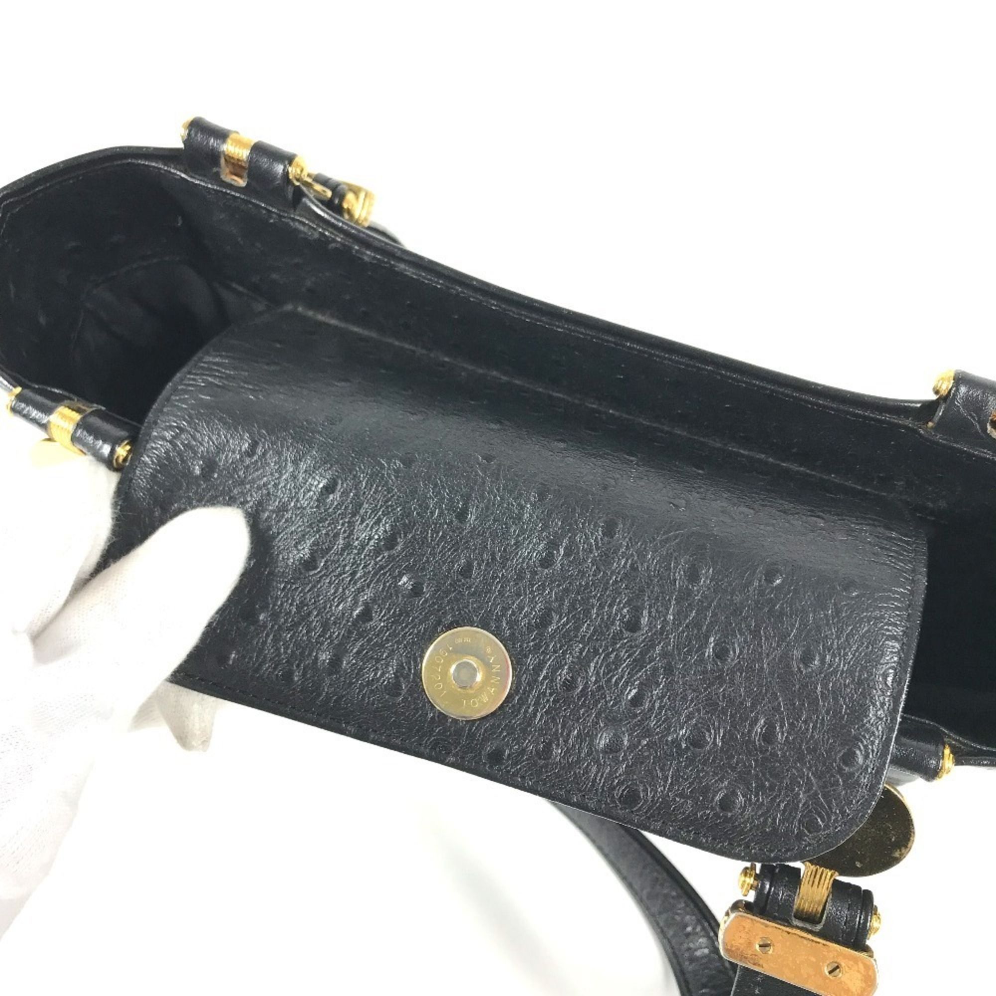 Leather Shoulder Bag Tote Bag (Pre-Owned) - Versace - Modalova