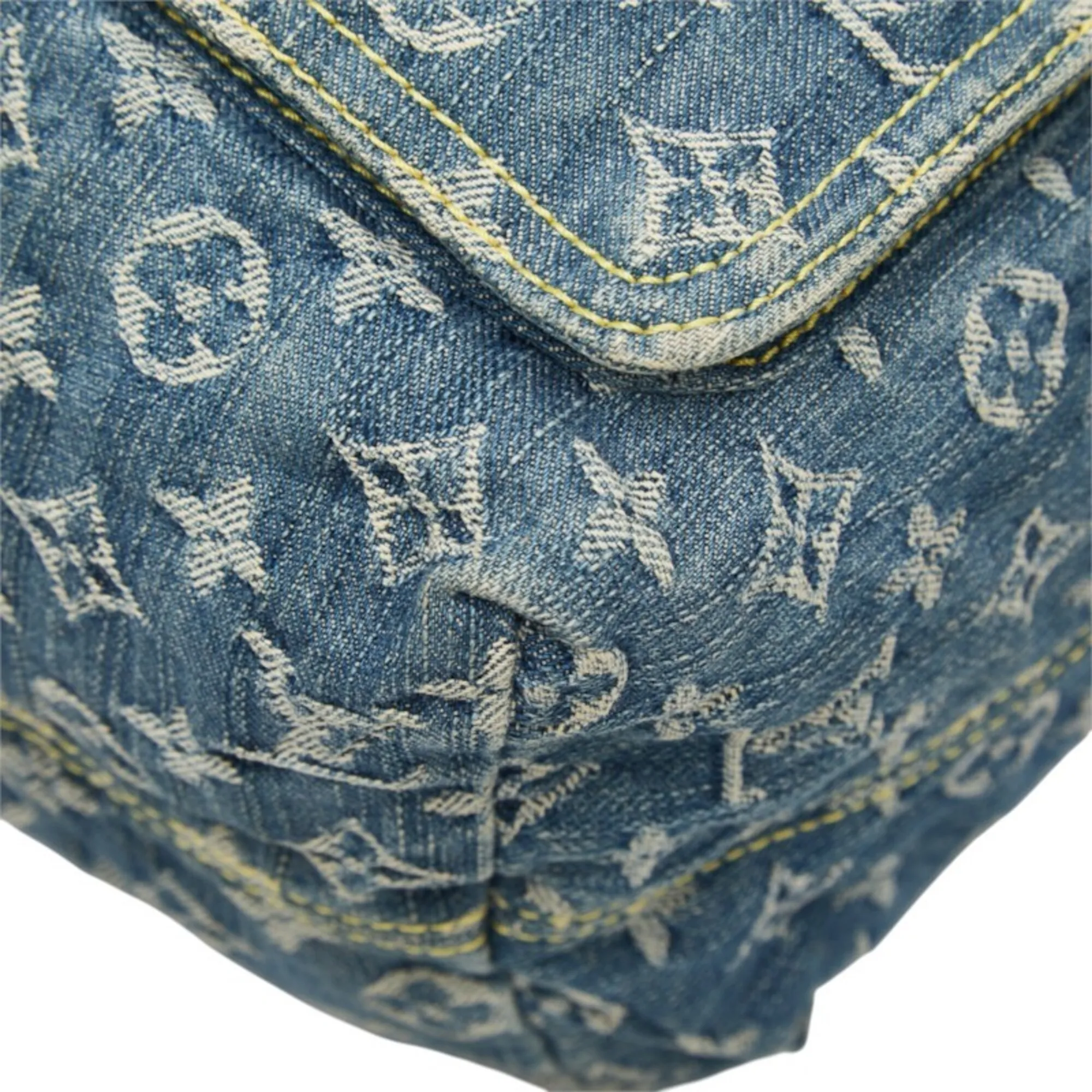 Denim Leather Backpack (Pre-Owned) - Louis Vuitton - Modalova
