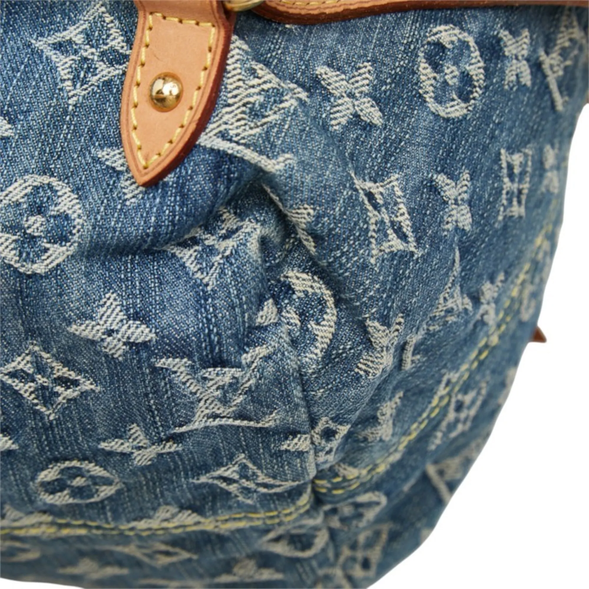 Denim Leather Backpack (Pre-Owned) - Louis Vuitton - Modalova