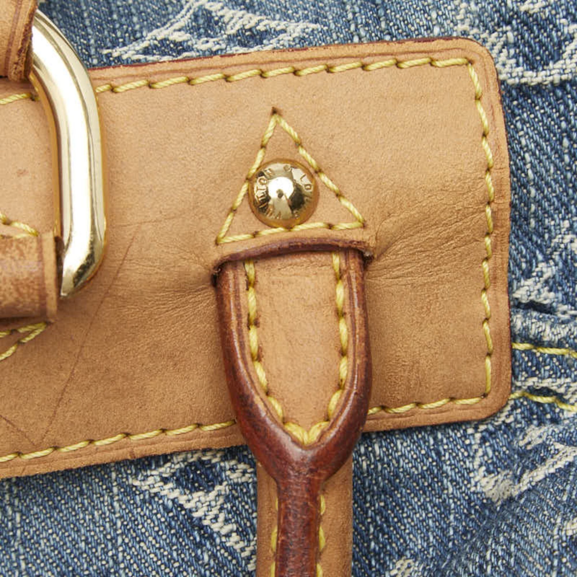 Denim Leather Backpack (Pre-Owned) - Louis Vuitton - Modalova