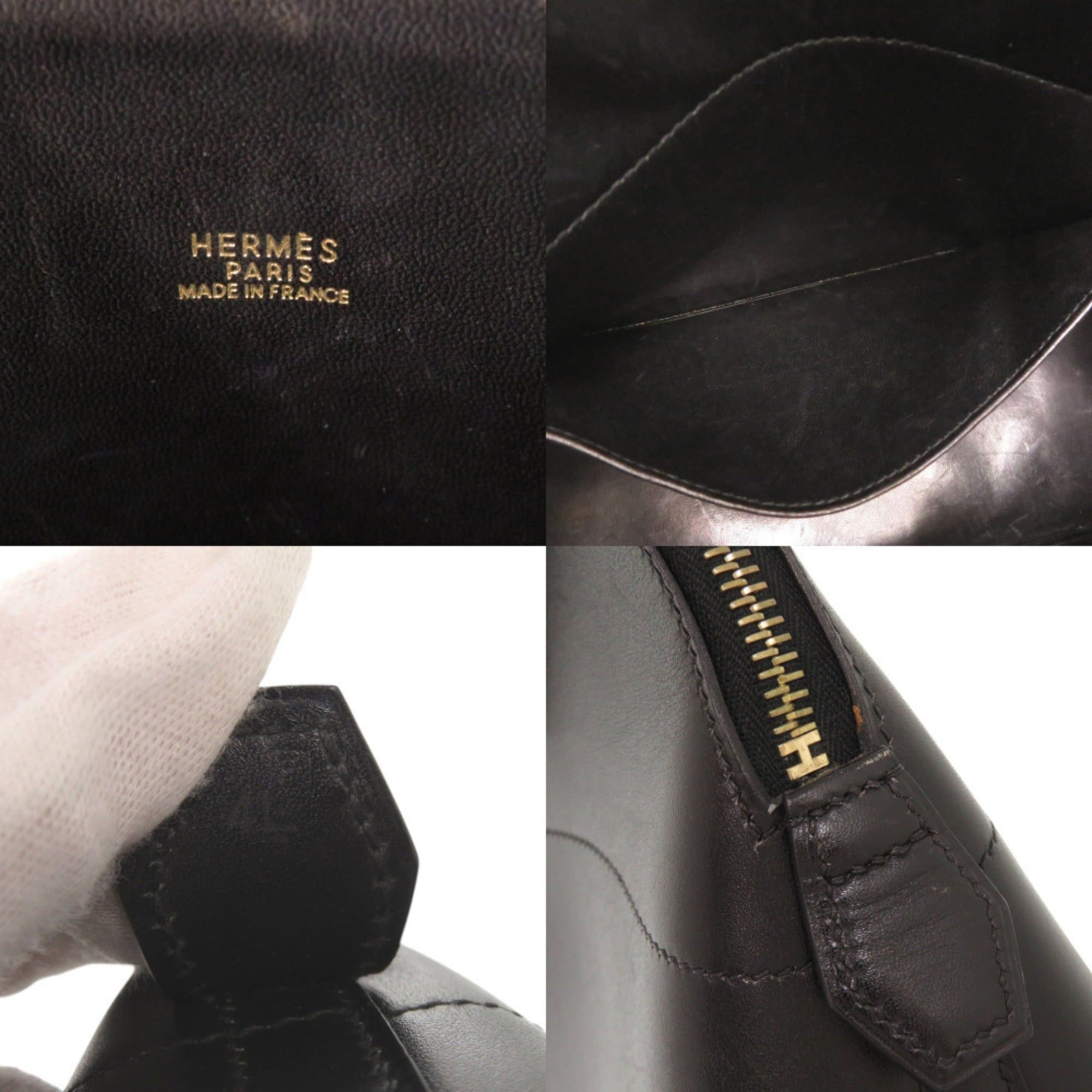 Box Calf Leather Handbag (Pre-Owned) - Hermes - Modalova