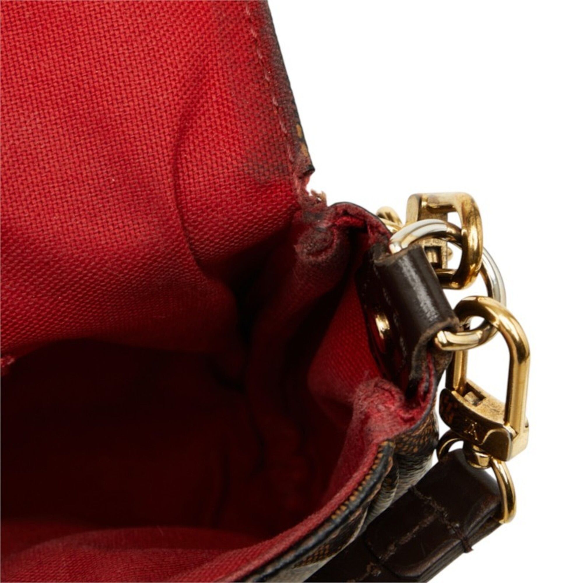 Damier Pvc Leather Handbag Shoulder Bag (Pre-Owned) - Louis Vuitton - Modalova