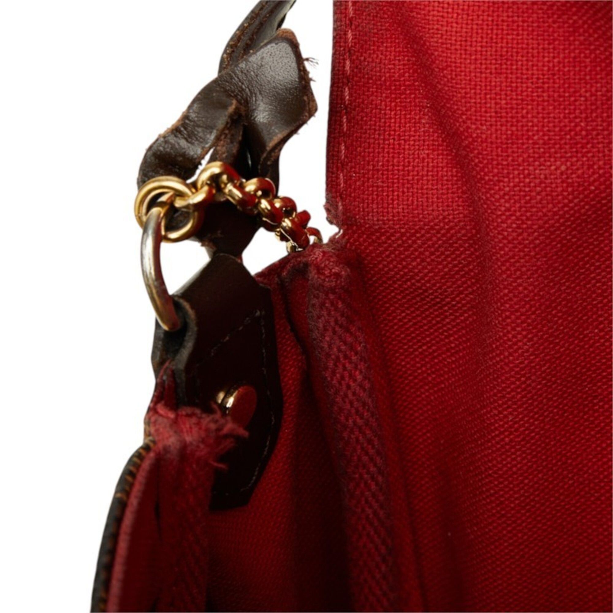 Damier Pvc Leather Handbag Shoulder Bag (Pre-Owned) - Louis Vuitton - Modalova