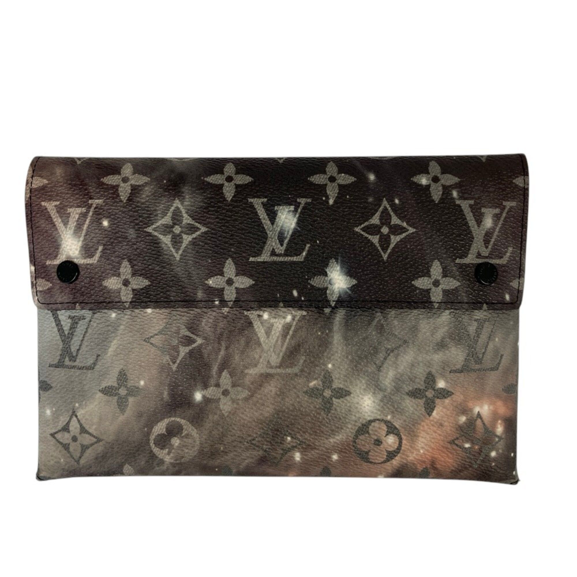 Monogram Canvas Clutch Bag Pouch (Pre-Owned) - Louis Vuitton - Modalova