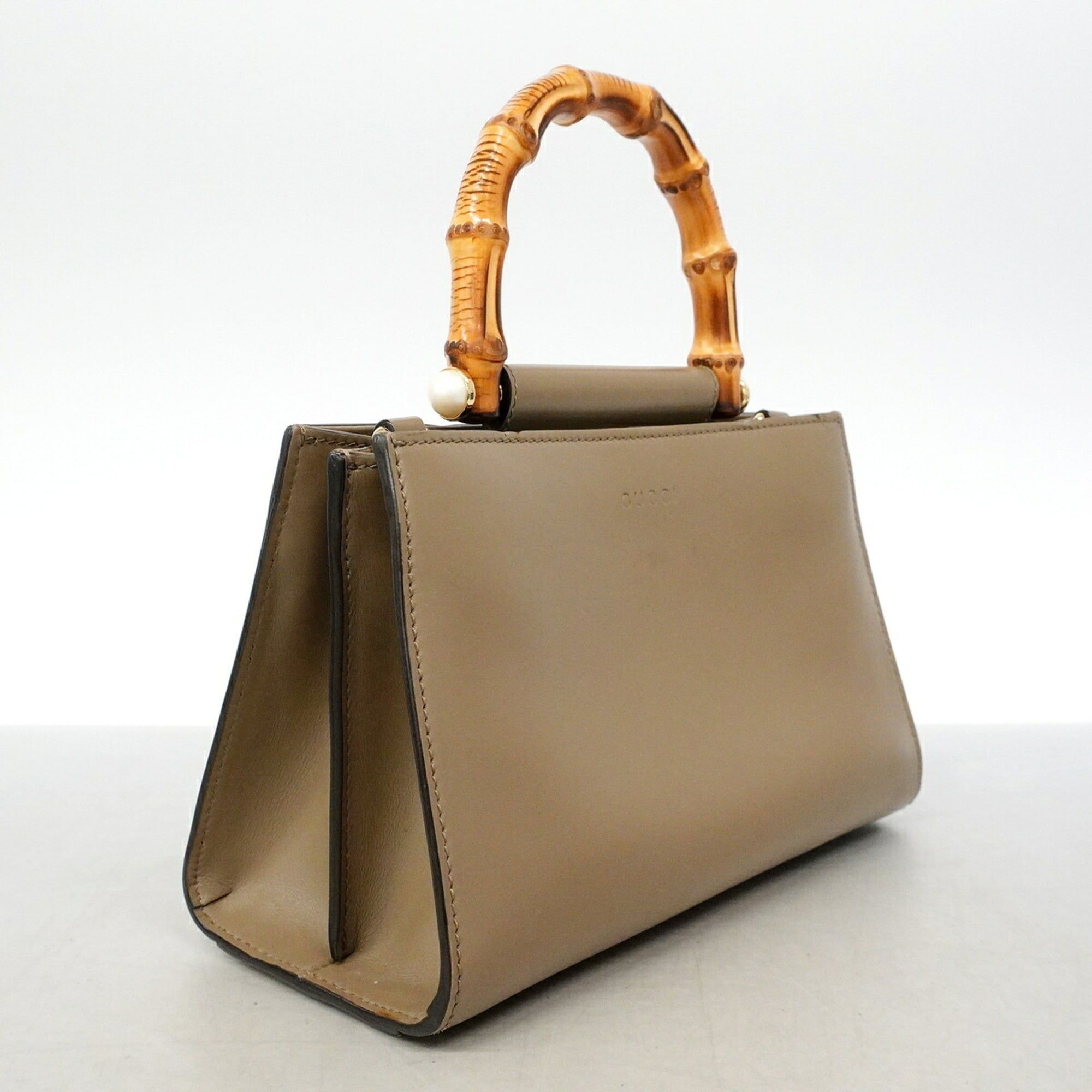 Leather Handbag (Pre-Owned) - Gucci - Modalova