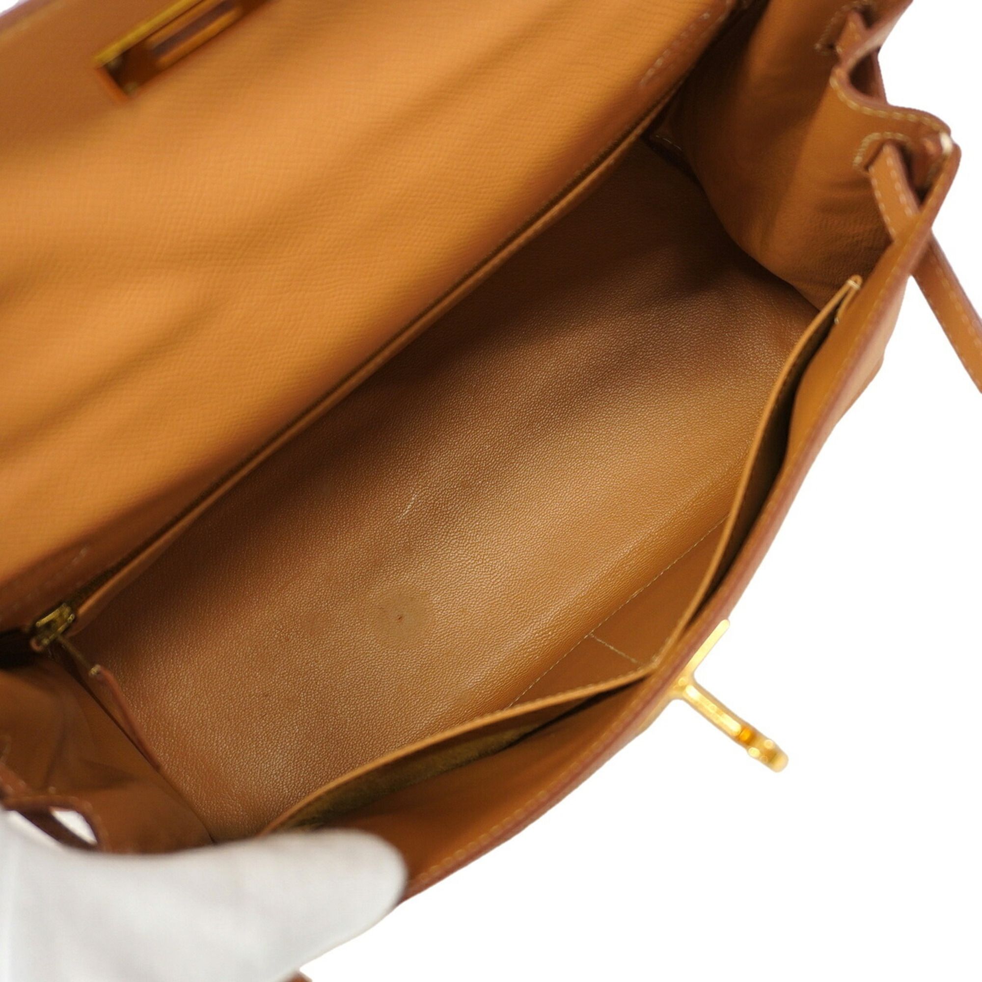 Courchevel Leather Handbag (Pre-Owned) - Hermes - Modalova
