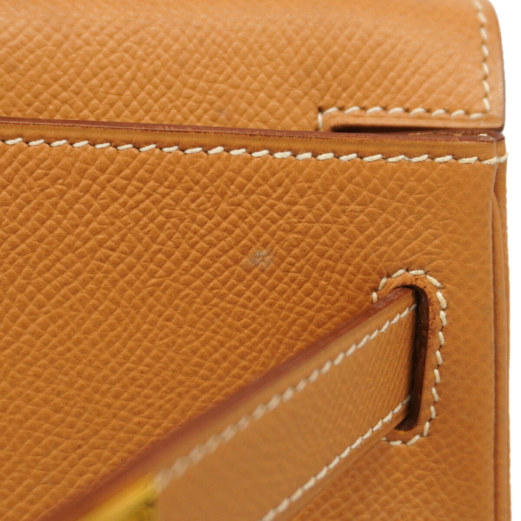 Courchevel Leather Handbag (Pre-Owned) - Hermes - Modalova