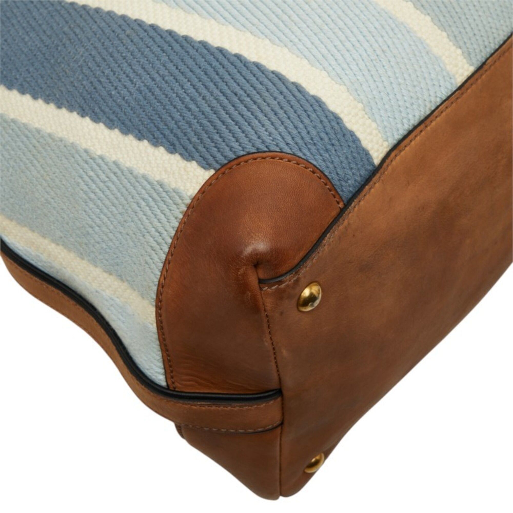 Canvas Leather Boston Bag Shoulder Bag (Pre-Owned) - Gucci - Modalova