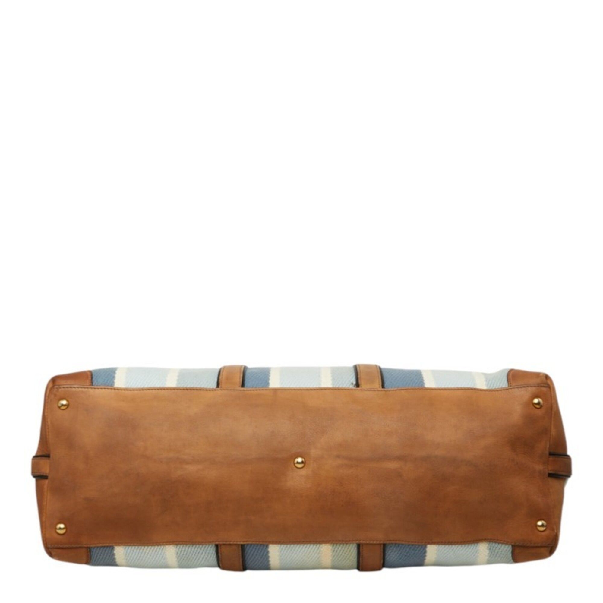 Canvas Leather Boston Bag Shoulder Bag (Pre-Owned) - Gucci - Modalova
