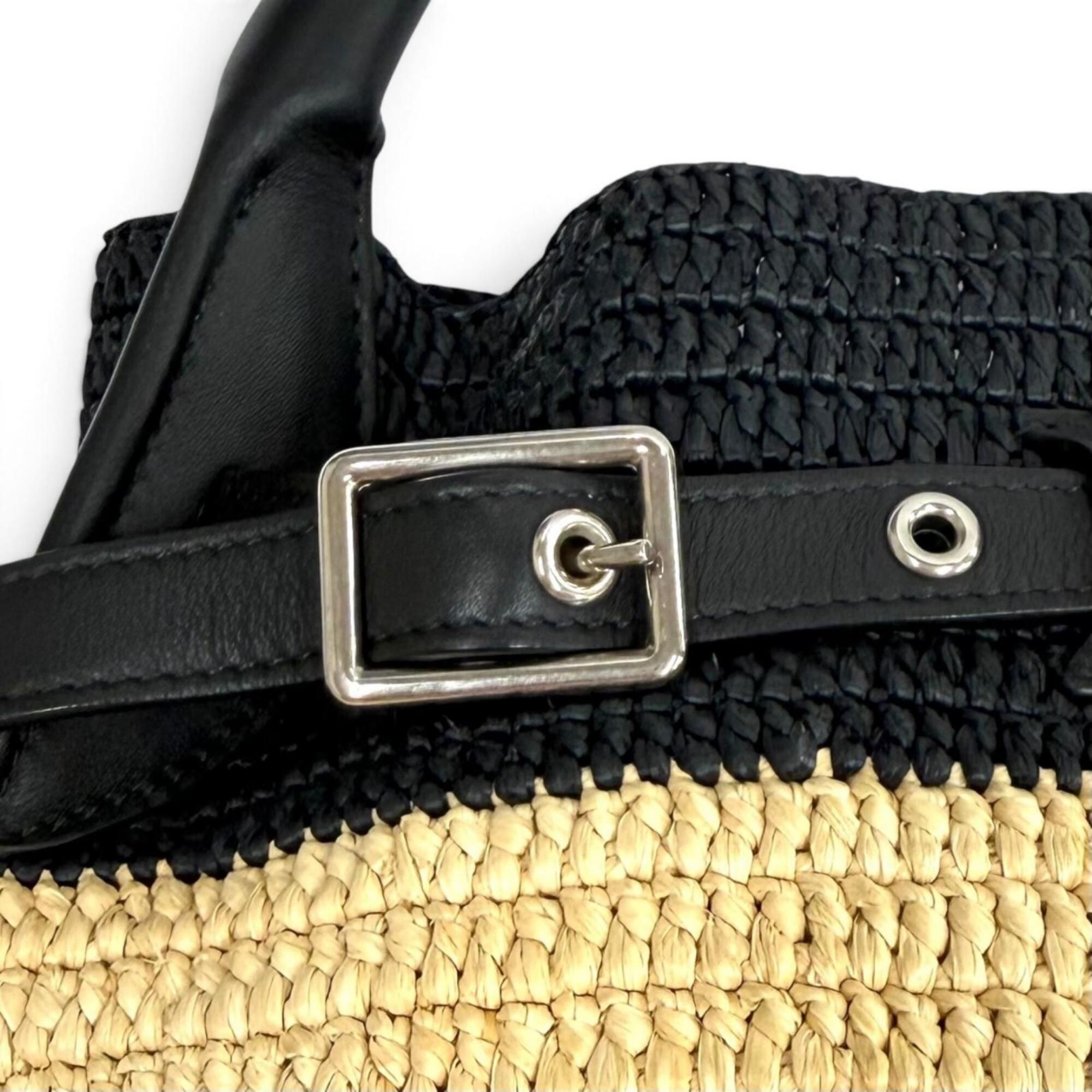 Raffia Leather Shoulder Bag (Pre-Owned) - Celine - Modalova