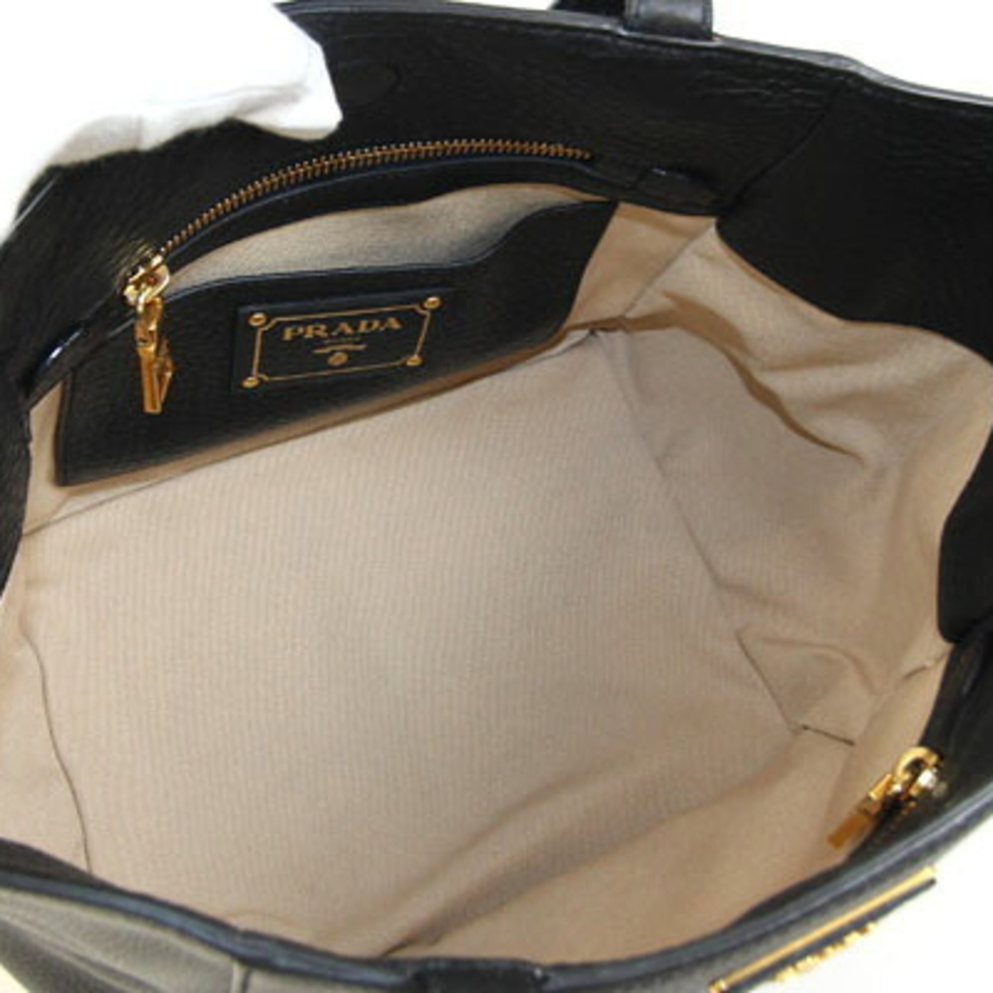Vitello Daino Tote Bag (Pre-Owned) - Prada - Modalova