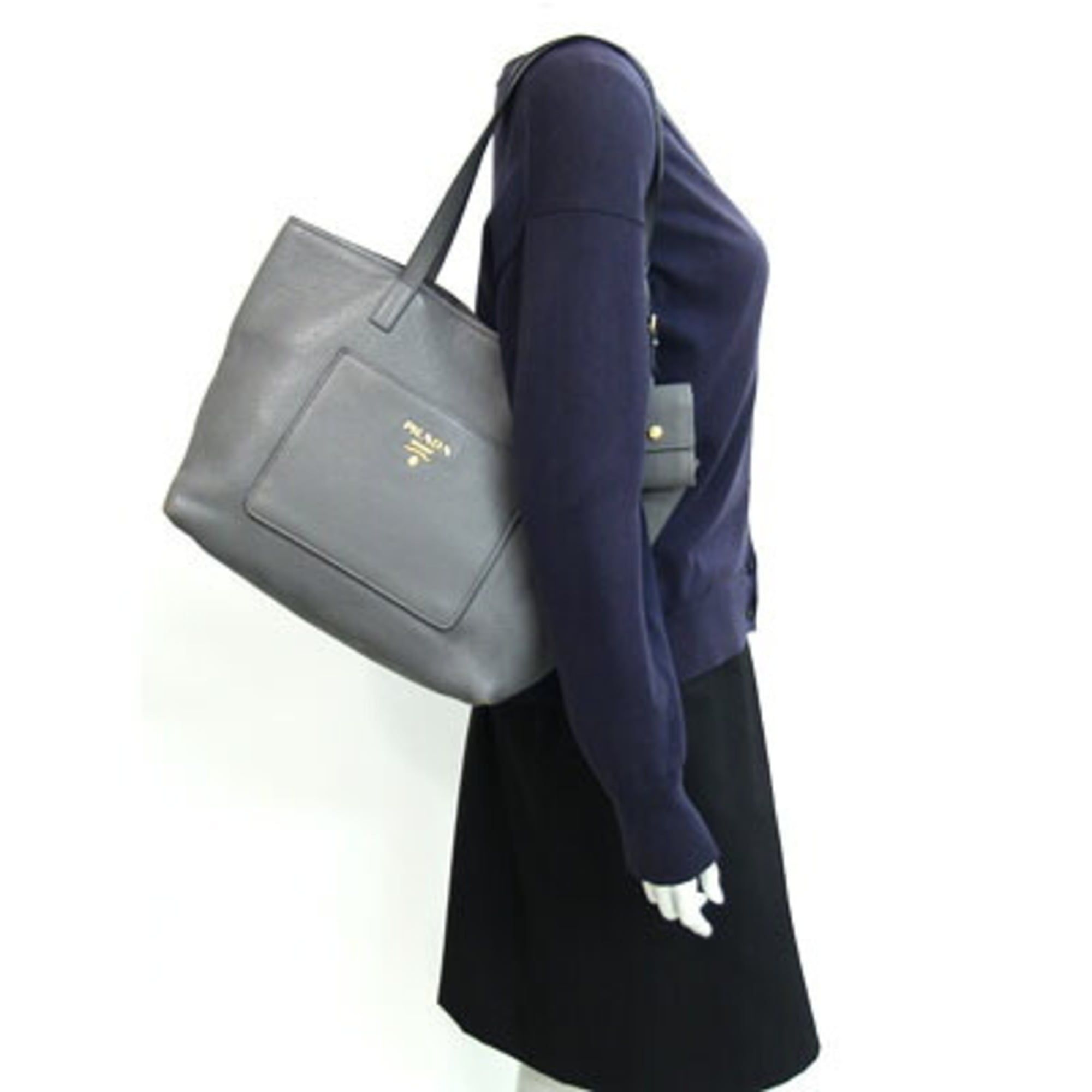 Prada Gray Tote Bag (Pre-Owned) - Prada - Modalova