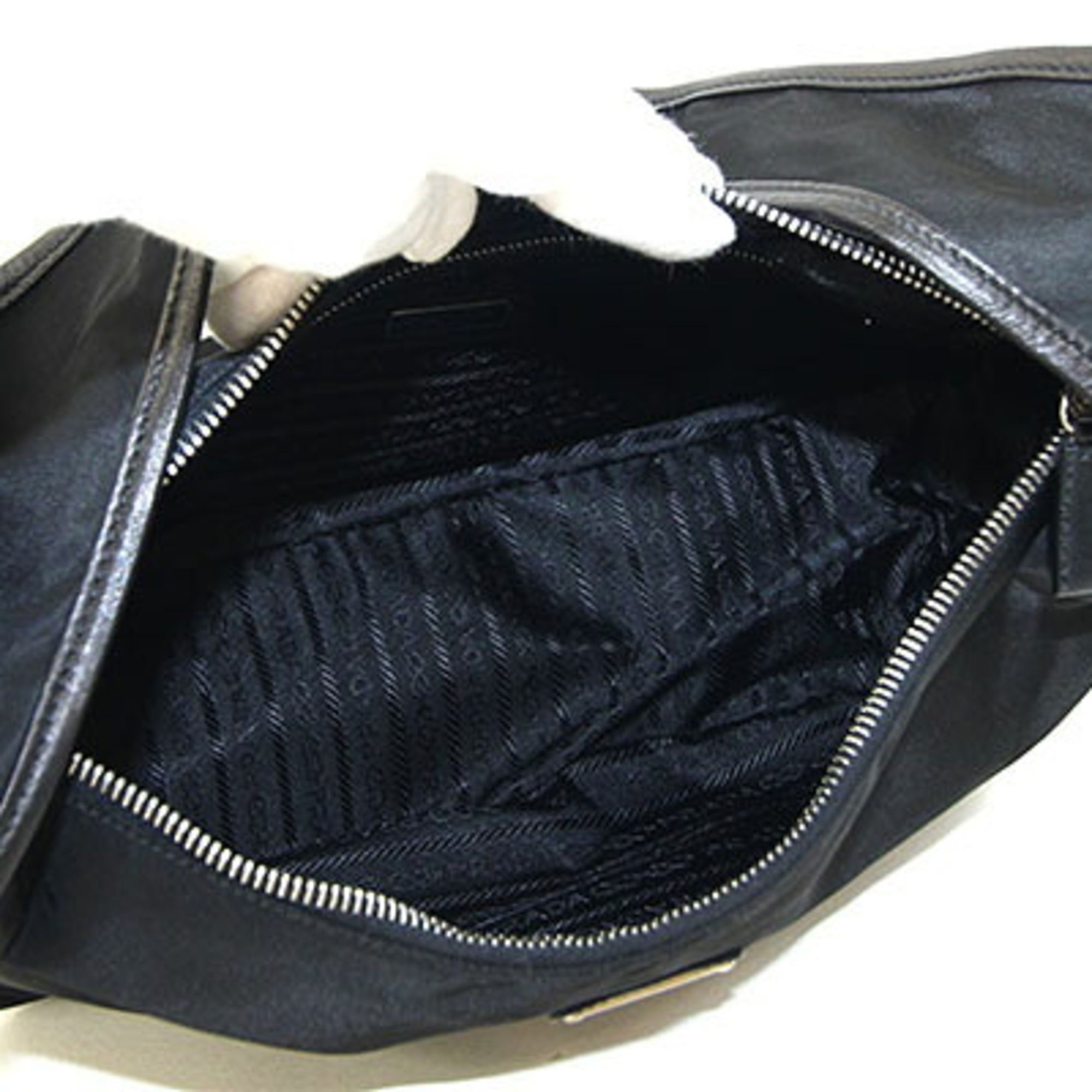 Nylon Leather Handbag Shoulder Bag (Pre-Owned) - Prada - Modalova