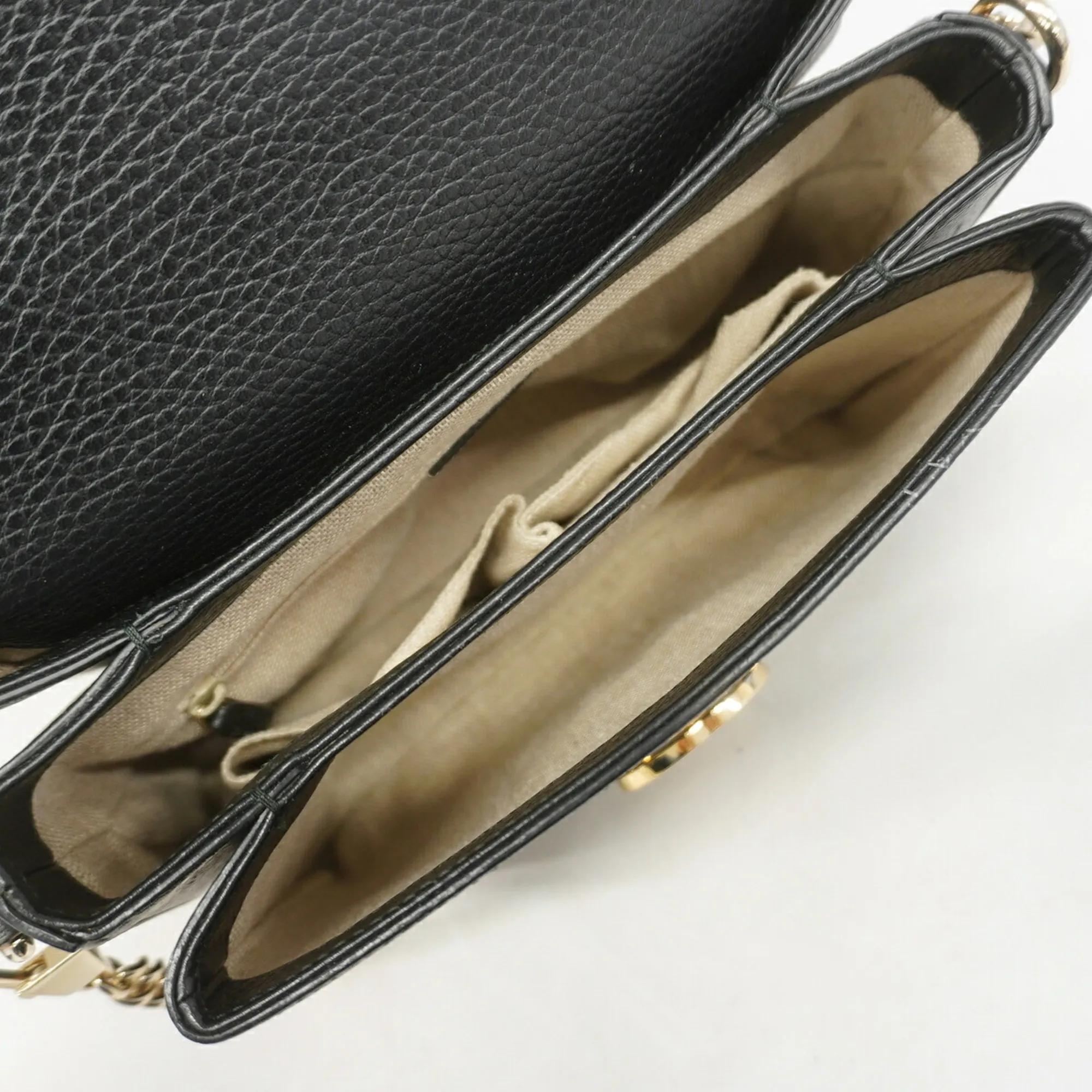 Leather Handbag (Pre-Owned) - Gucci - Modalova