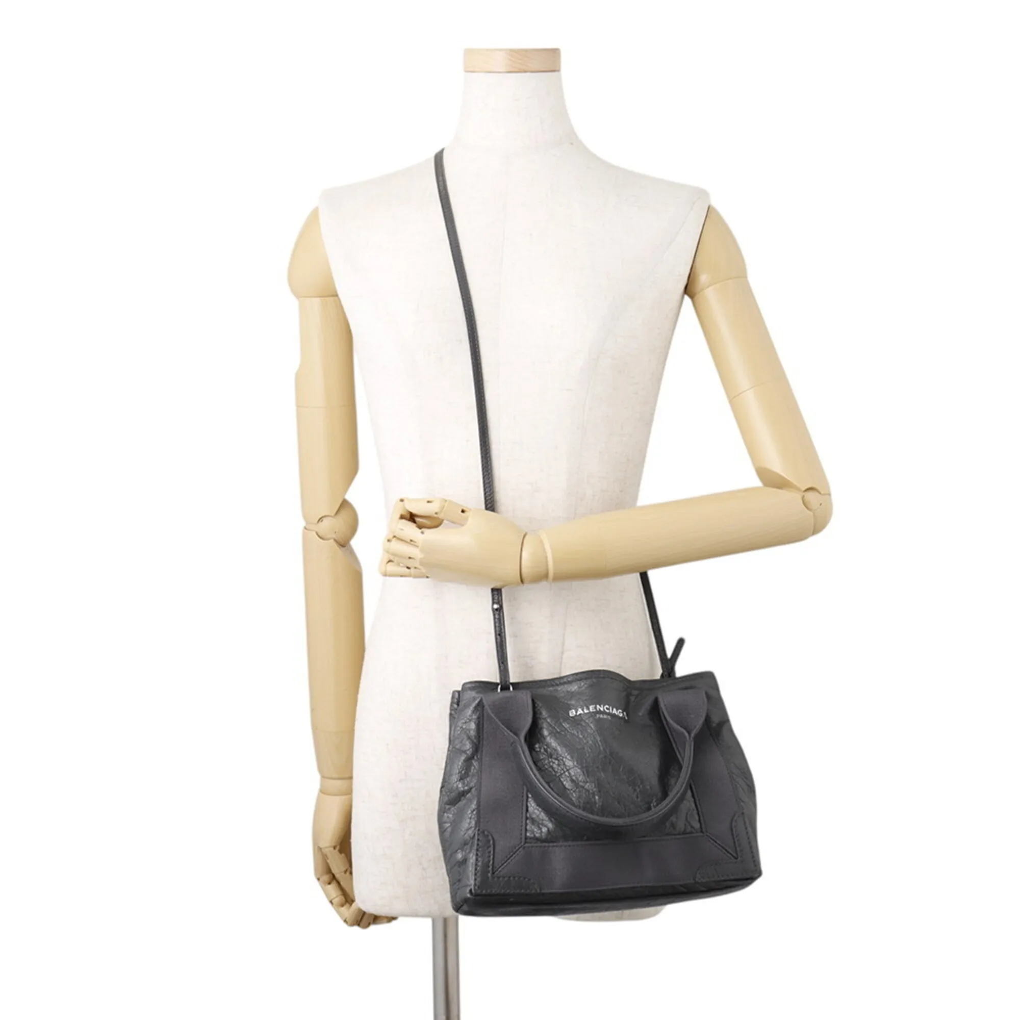Leather Canvas Handbag (Pre-Owned) - Balenciaga - Modalova