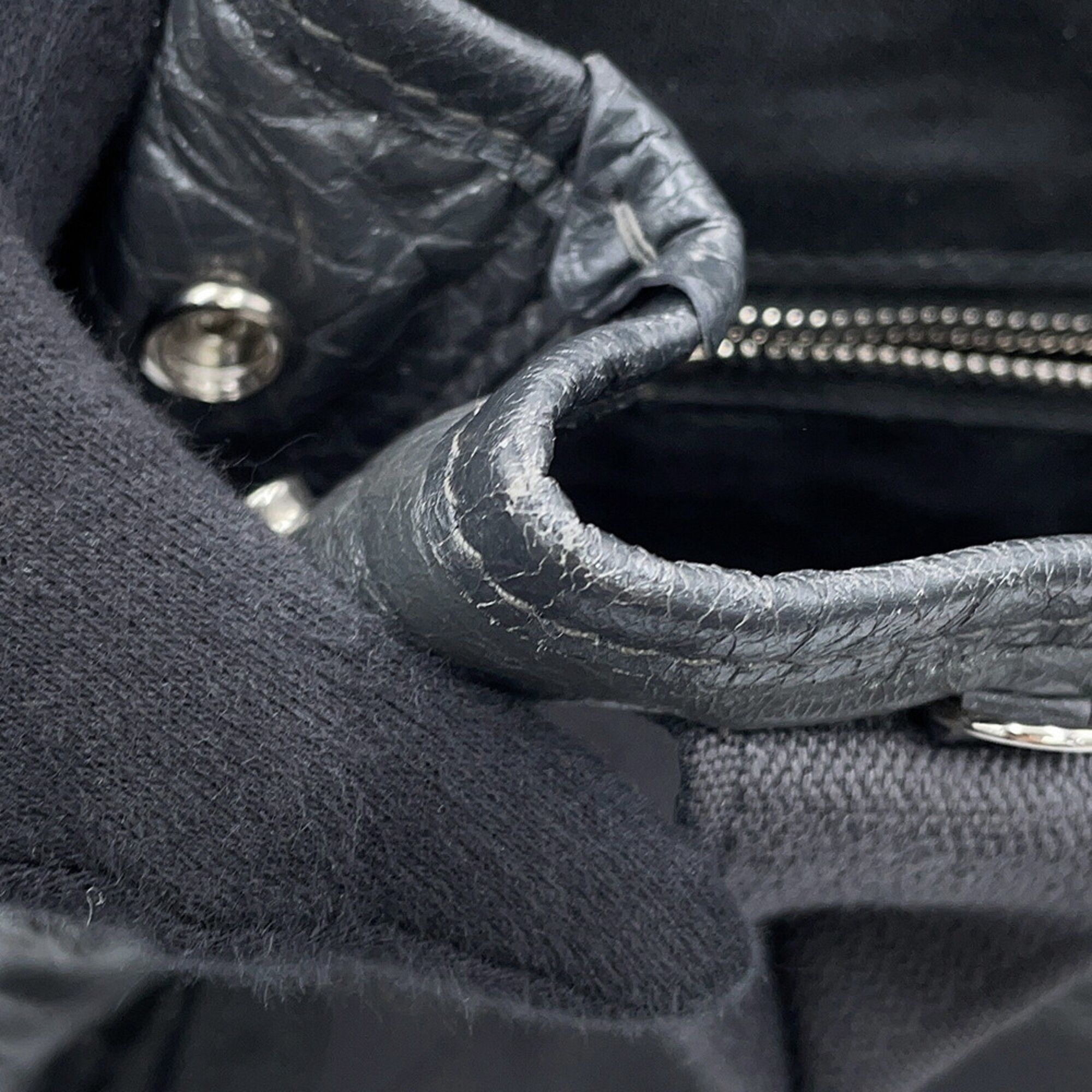 Leather Canvas Handbag (Pre-Owned) - Balenciaga - Modalova