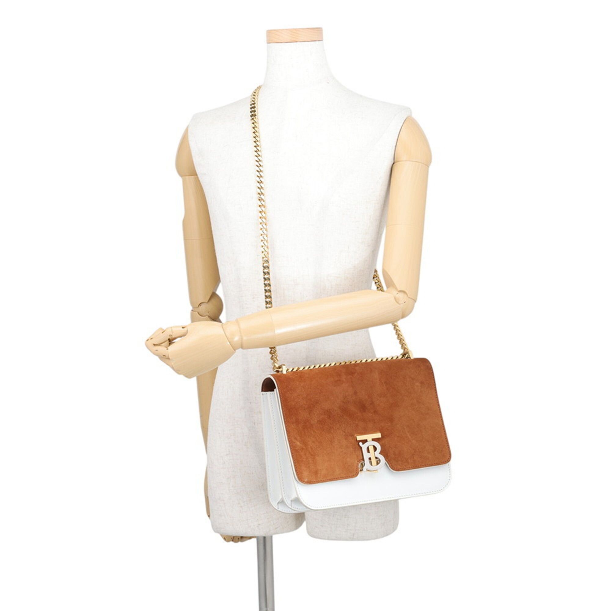 Suede Leather Shoulder Bag (Pre-Owned) - Burberry - Modalova