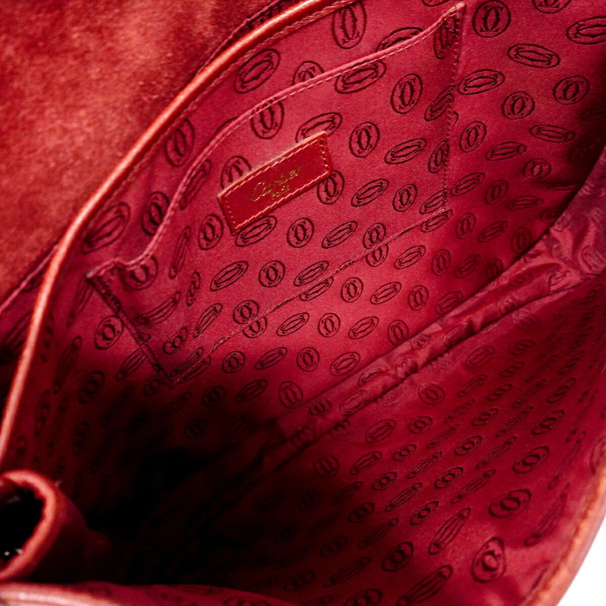 Leather Shoulder Bag (Pre-Owned) - Cartier - Modalova