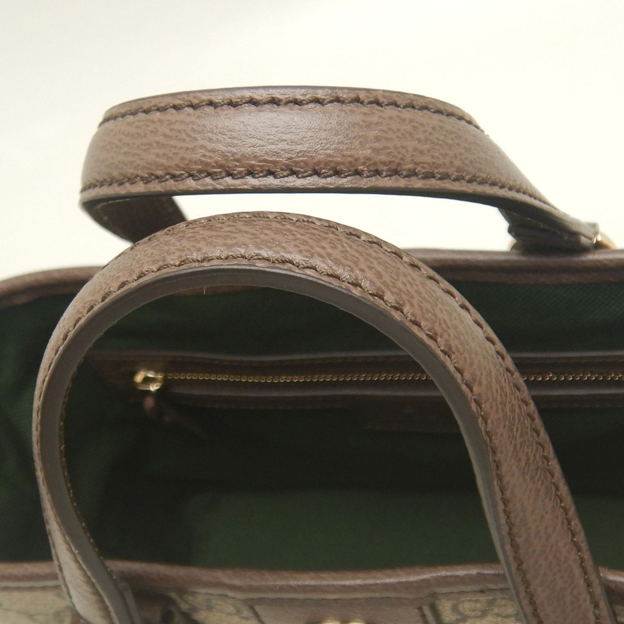 Gg Supreme Canvas Leather Tote Bag (Pre-Owned) - Gucci - Modalova