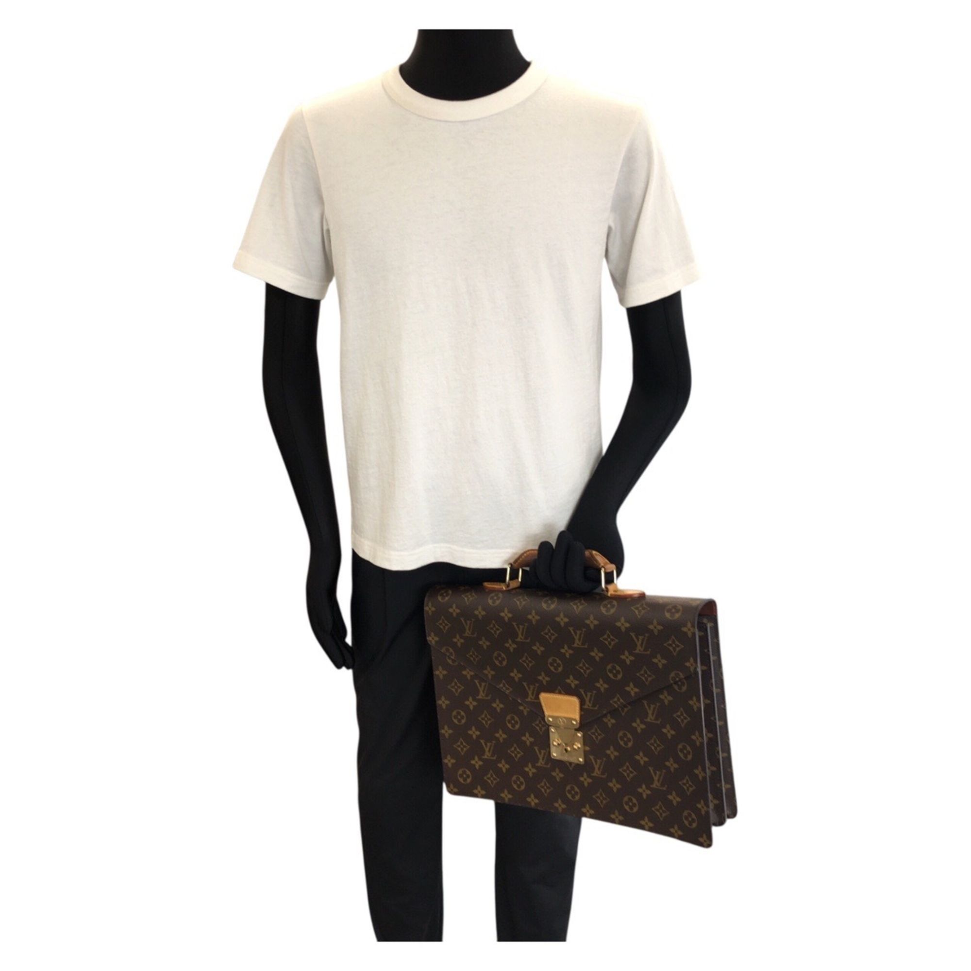 Pvc Leather Briefcase (Pre-Owned) - Louis Vuitton - Modalova