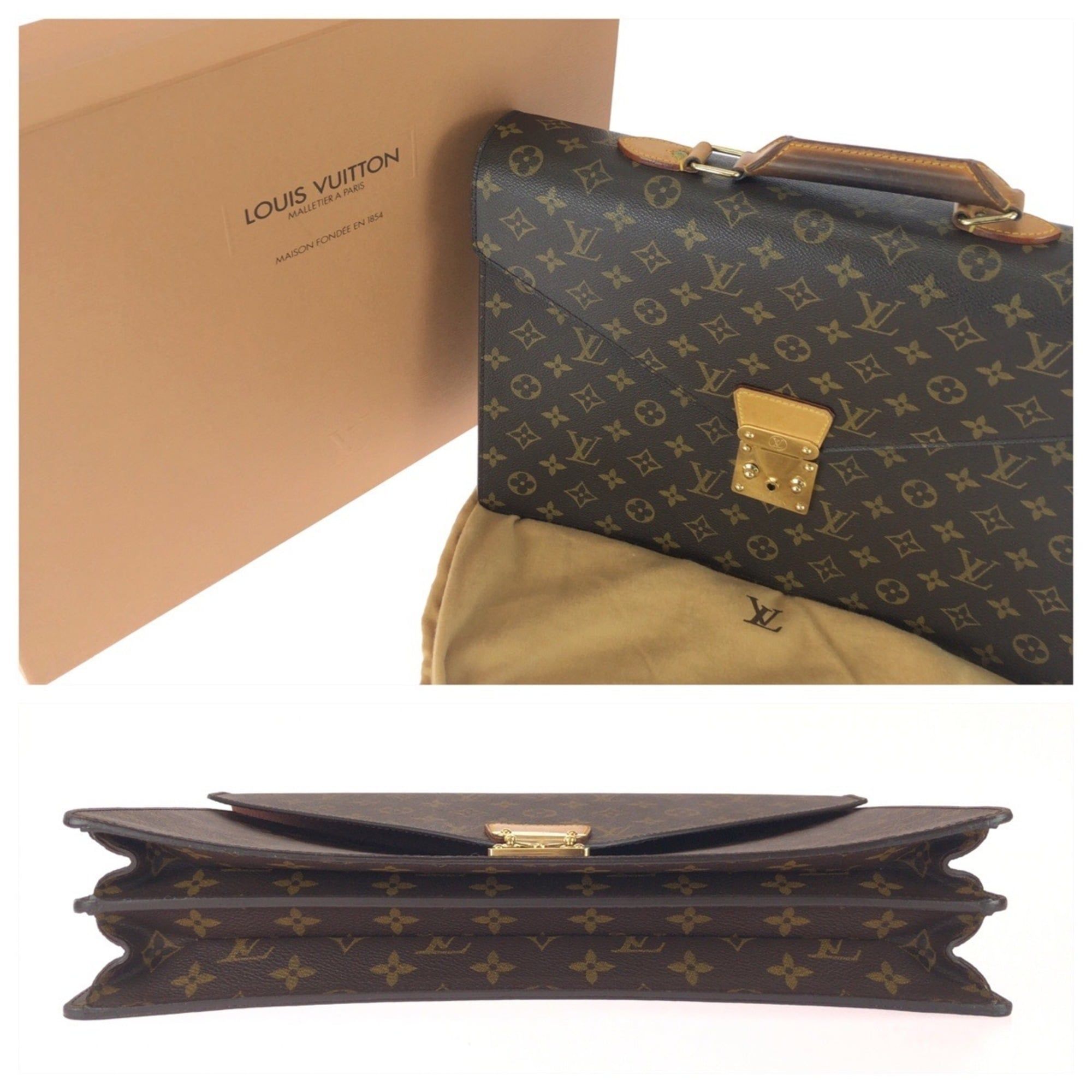 Pvc Leather Briefcase (Pre-Owned) - Louis Vuitton - Modalova