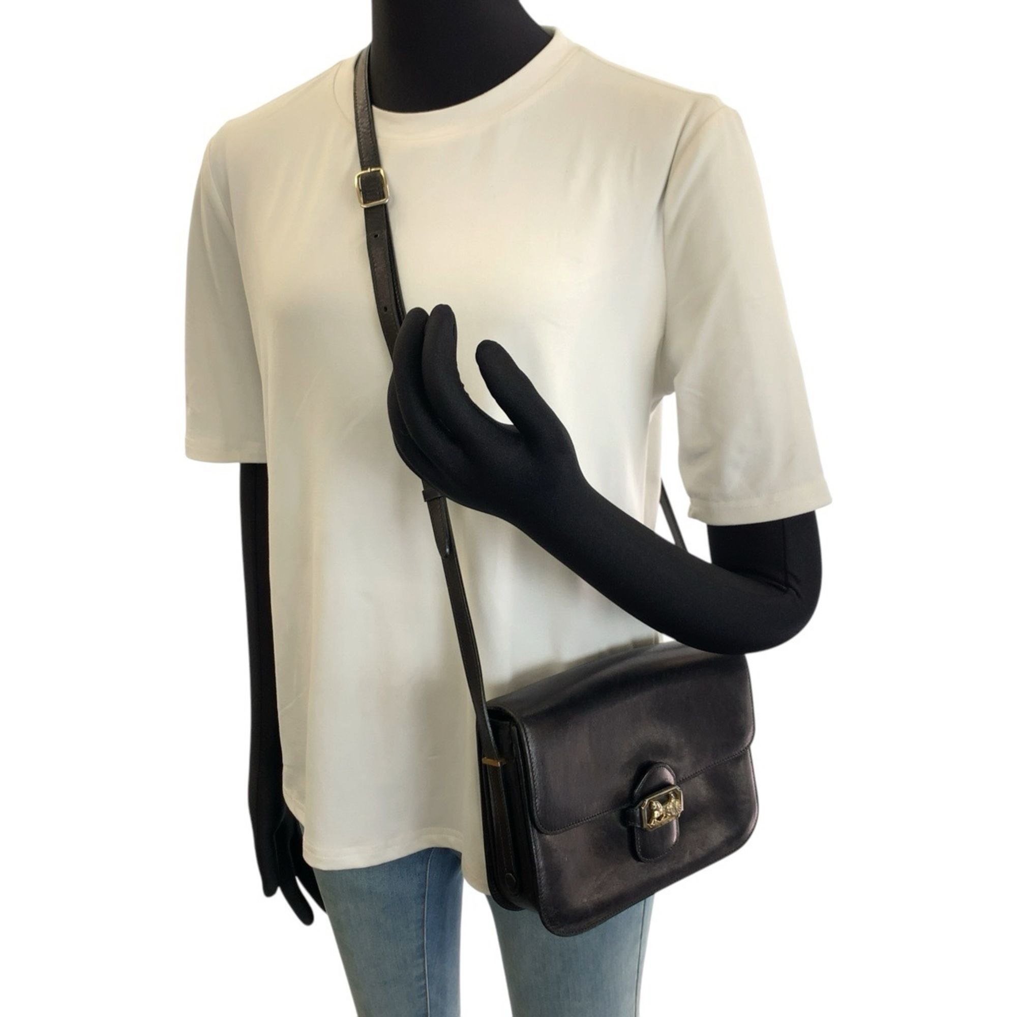 Leather Shoulder Bag (Pre-Owned) - Celine - Modalova