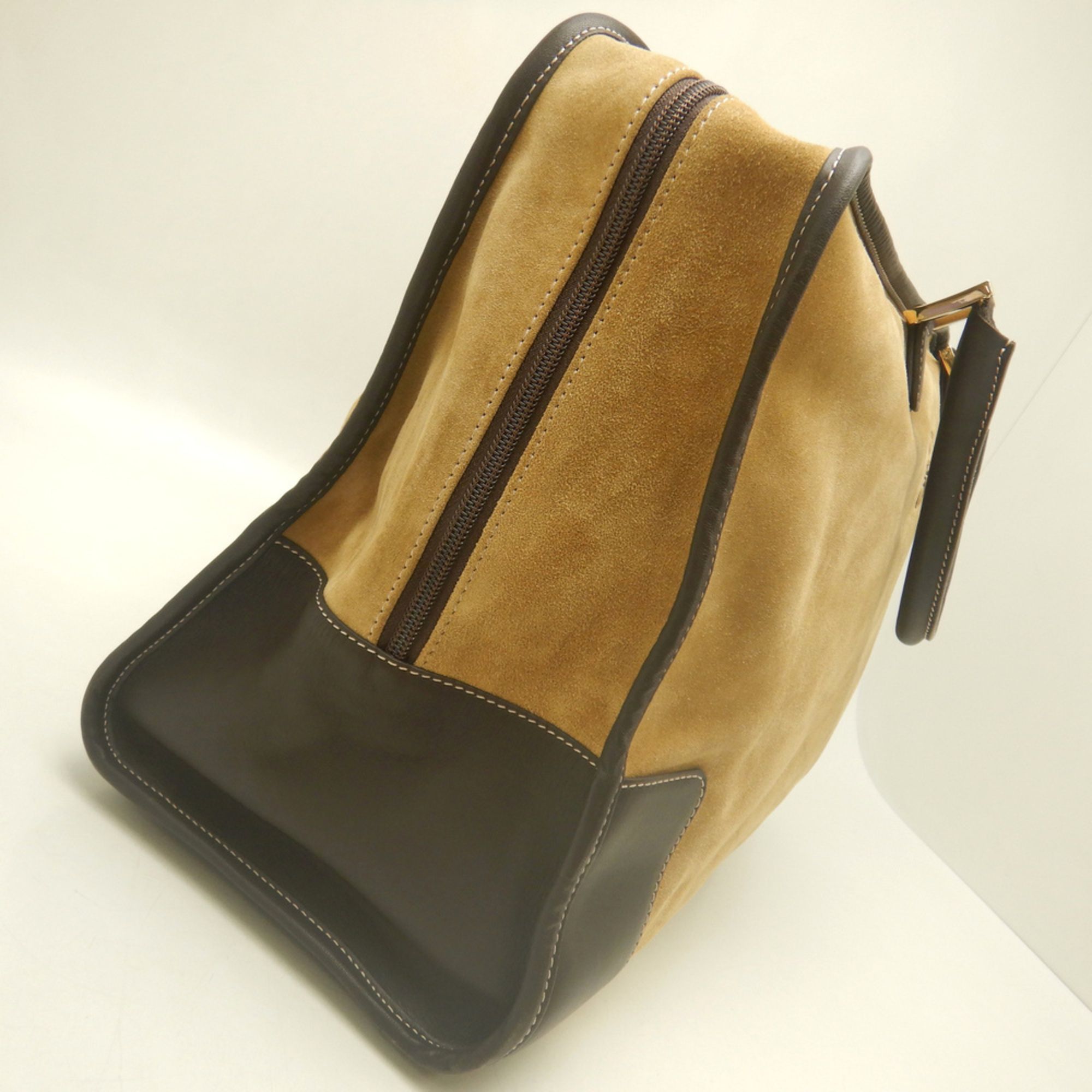 Suede Leather Handbag (Pre-Owned) - Loewe - Modalova