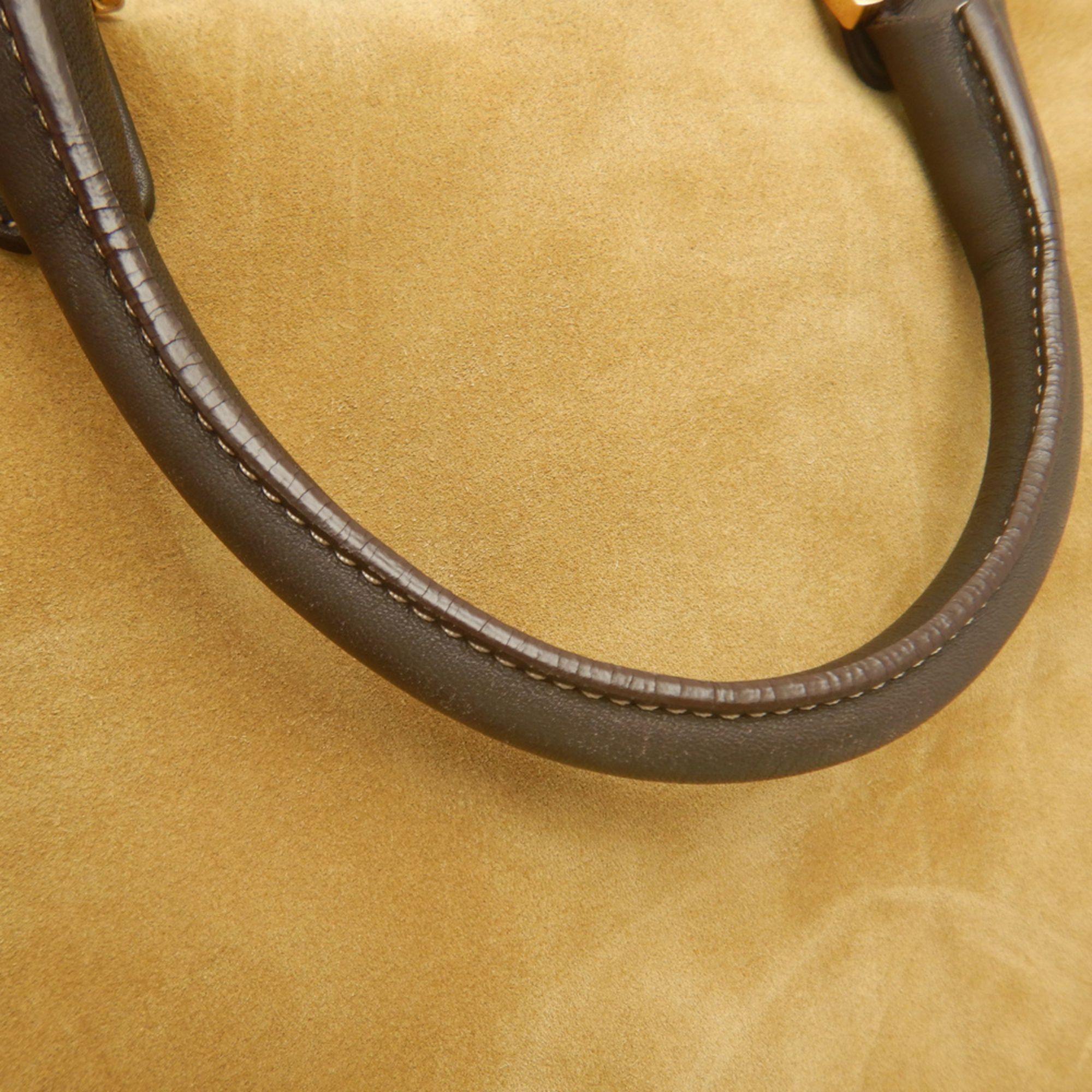 Suede Leather Handbag (Pre-Owned) - Loewe - Modalova