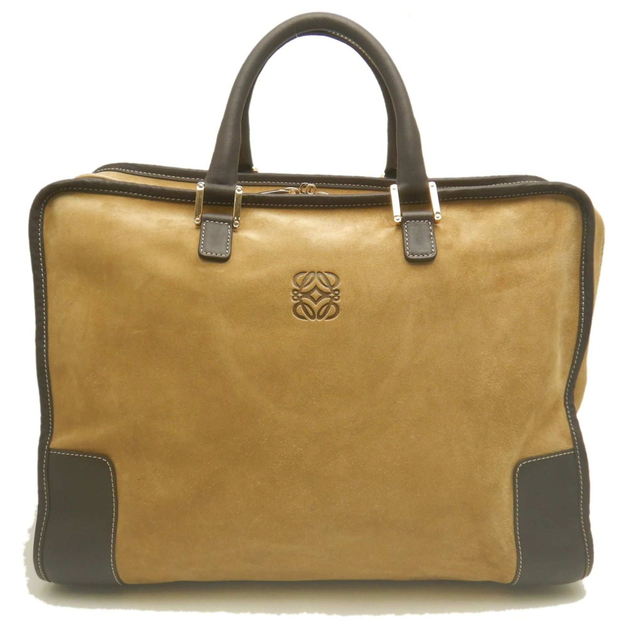 Suede Leather Handbag (Pre-Owned) - Loewe - Modalova