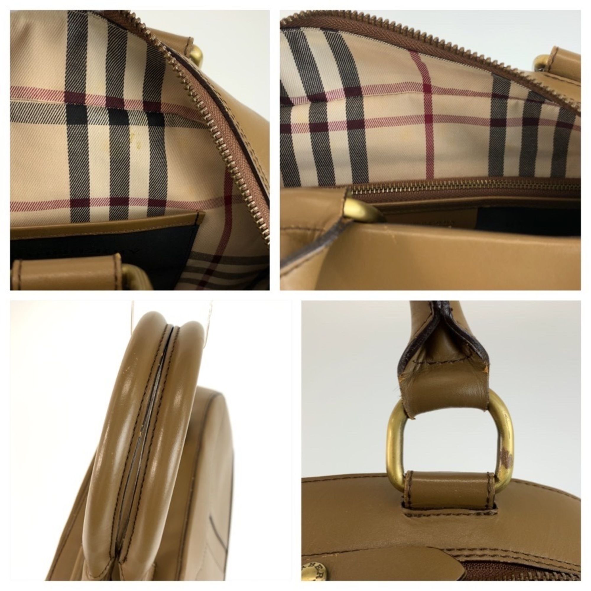 Leather Handbag (Pre-Owned) - Burberry - Modalova