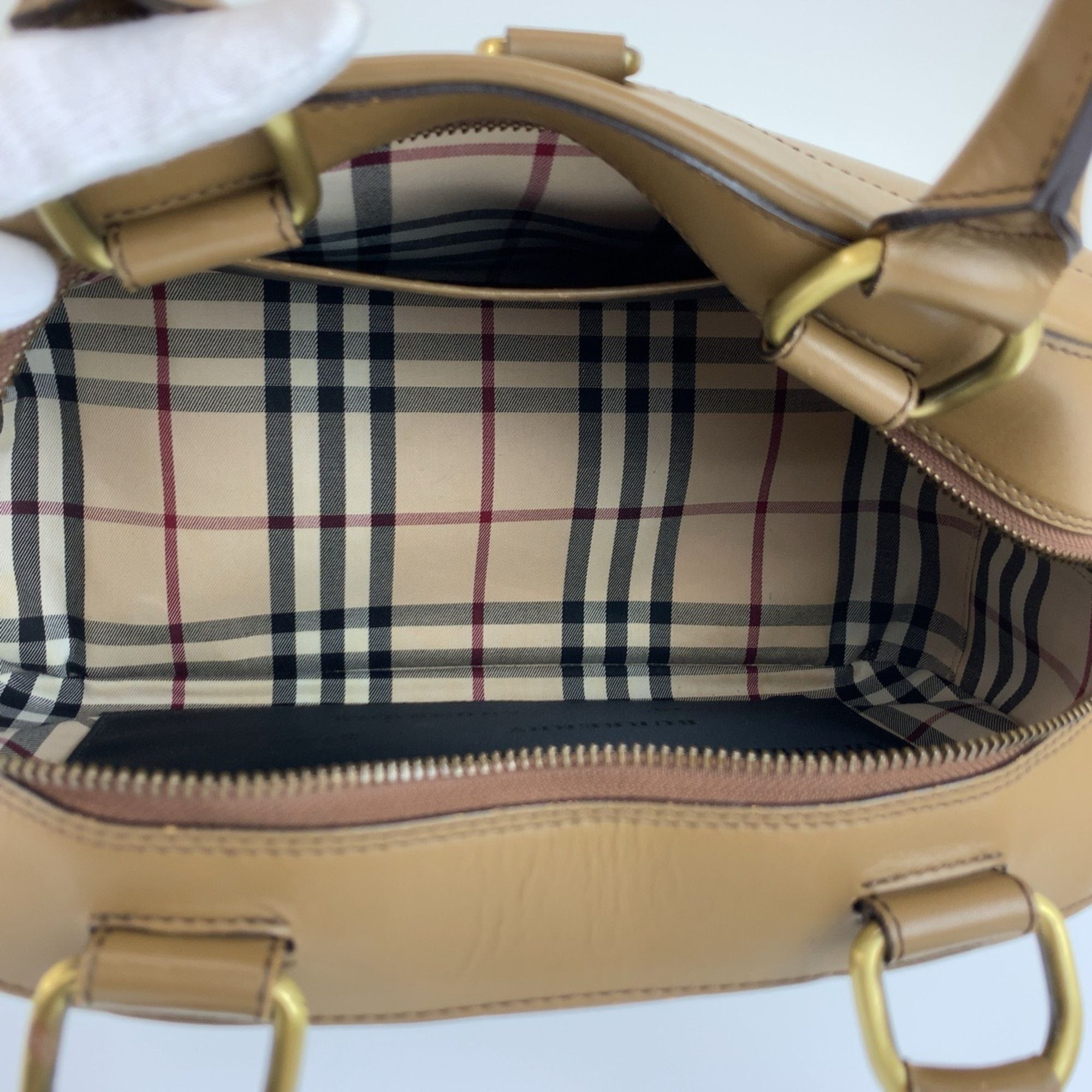 Leather Handbag (Pre-Owned) - Burberry - Modalova