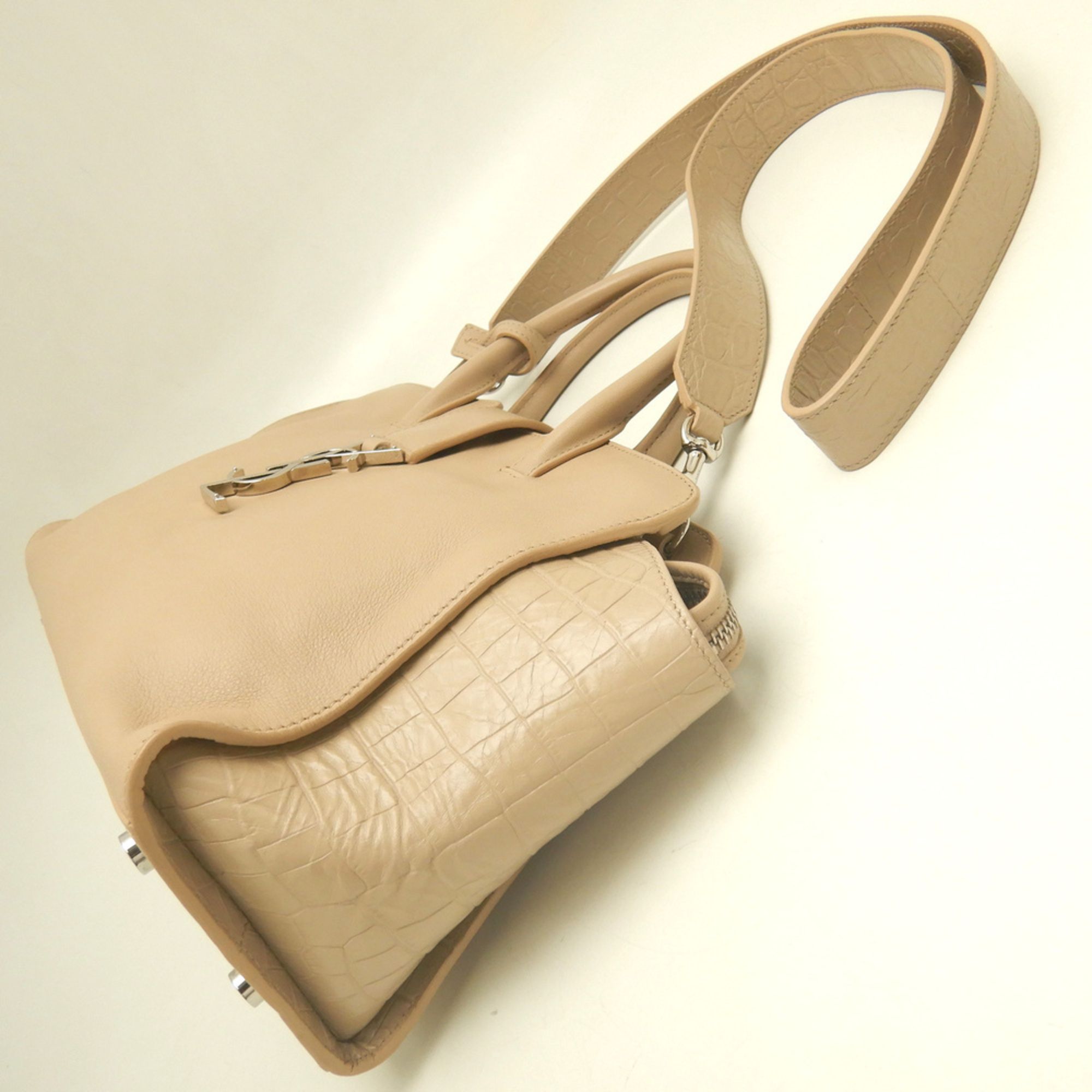 Leather Handbag (Pre-Owned) - Saint Laurent - Modalova
