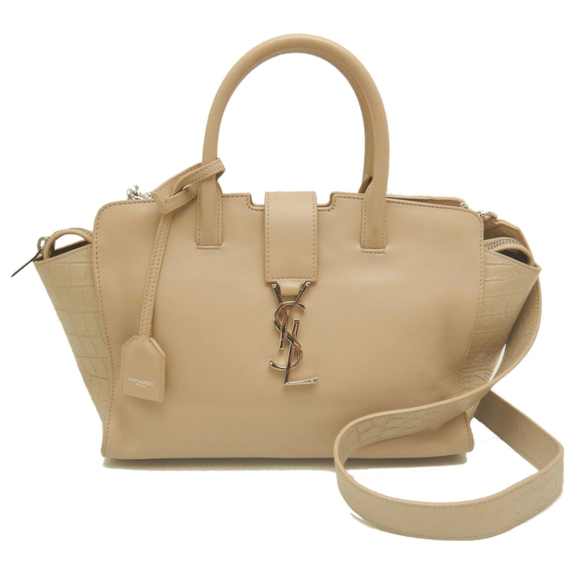 Leather Handbag (Pre-Owned) - Saint Laurent - Modalova