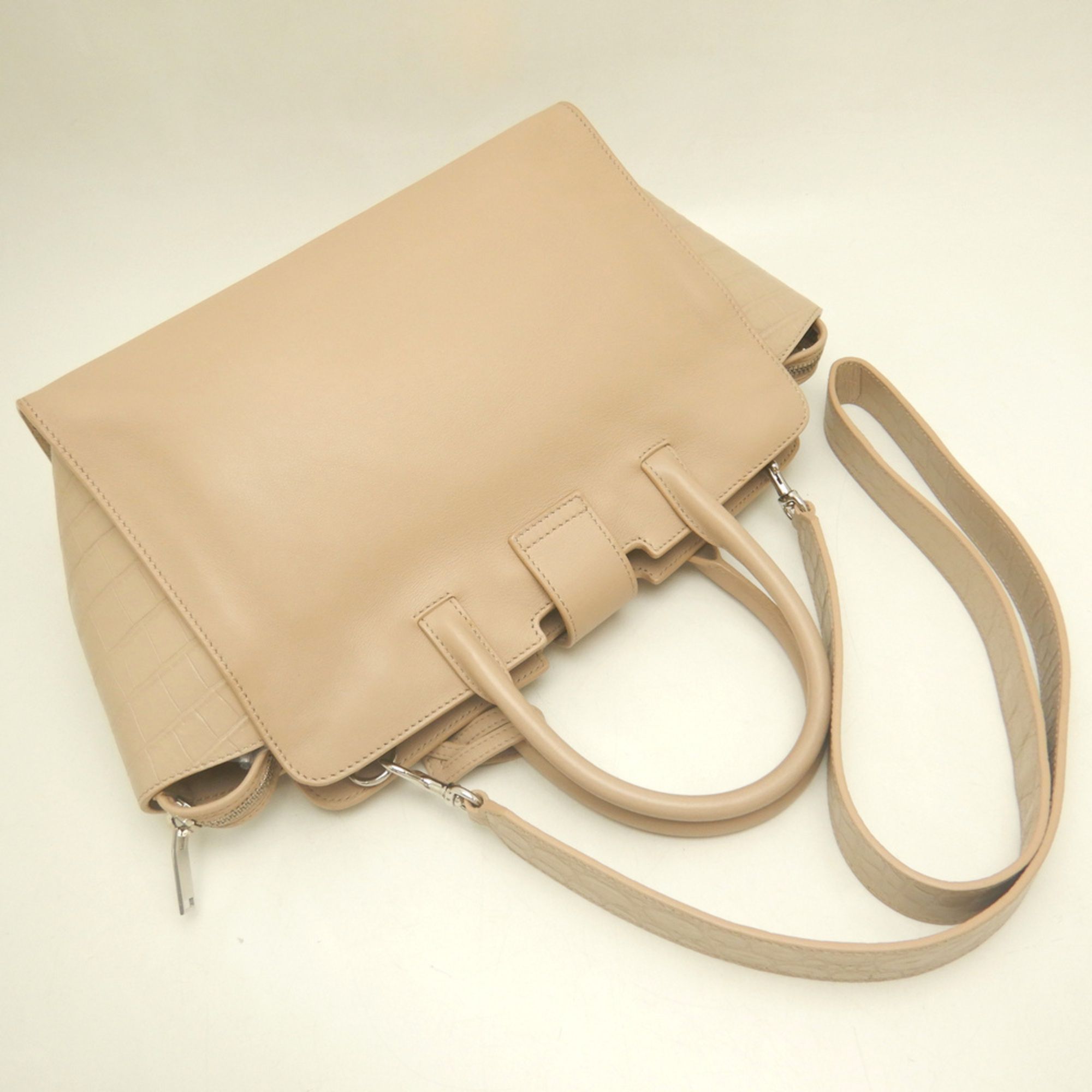 Leather Handbag (Pre-Owned) - Saint Laurent - Modalova
