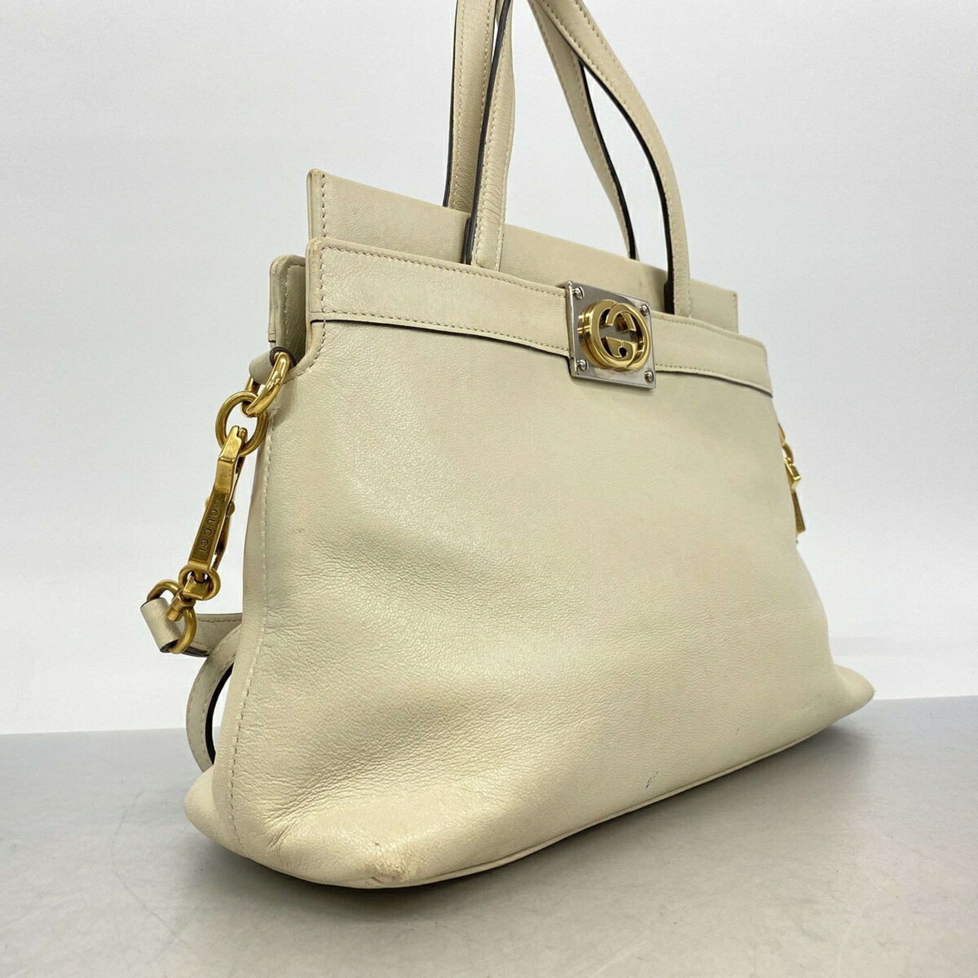 Leather Handbag (Pre-Owned) - Gucci - Modalova