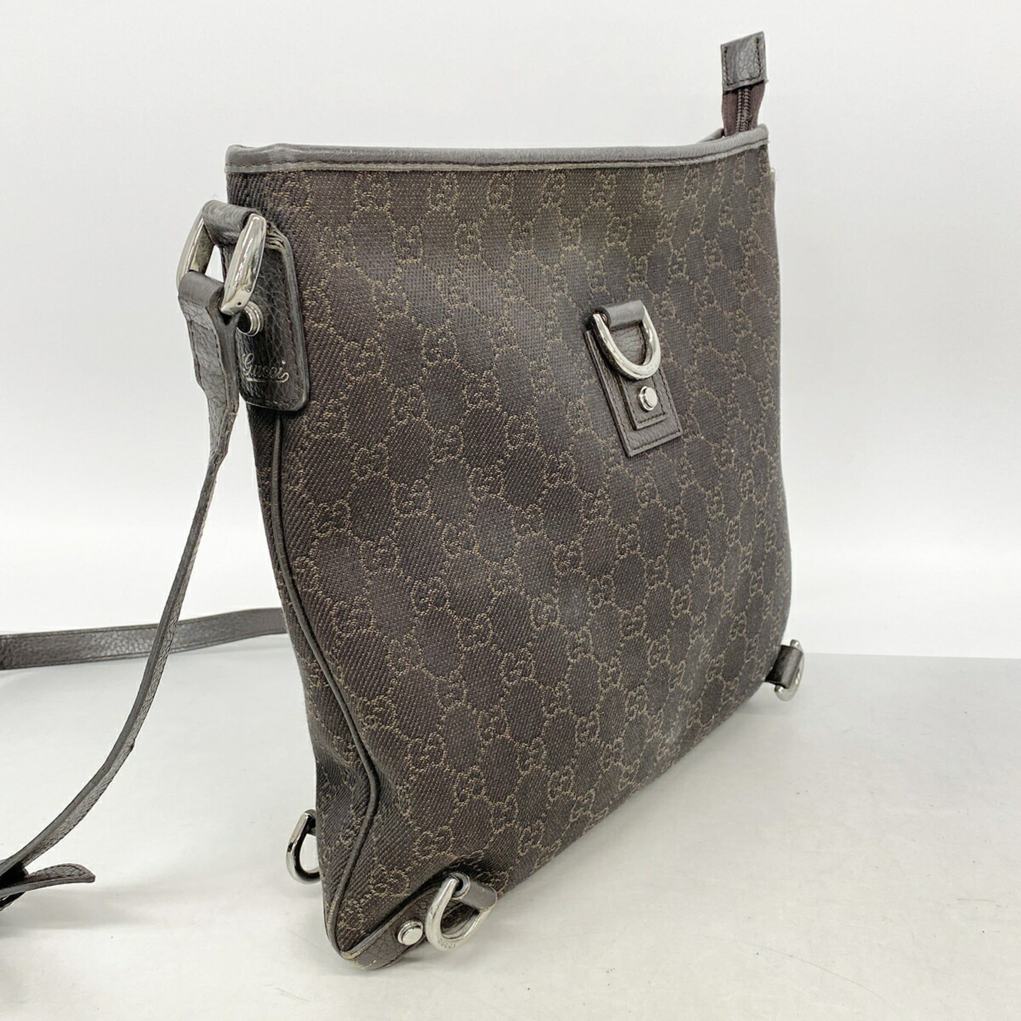 Canvas Shoulder Bag (Pre-Owned) - Gucci - Modalova