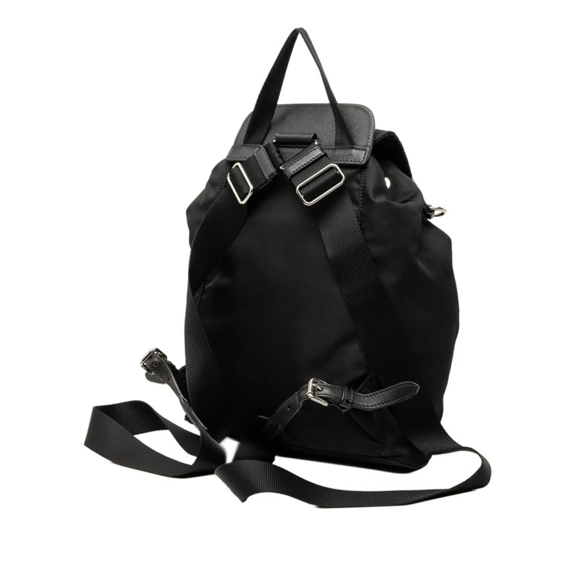 Nylon Leather Backpack (Pre-Owned) - Prada - Modalova