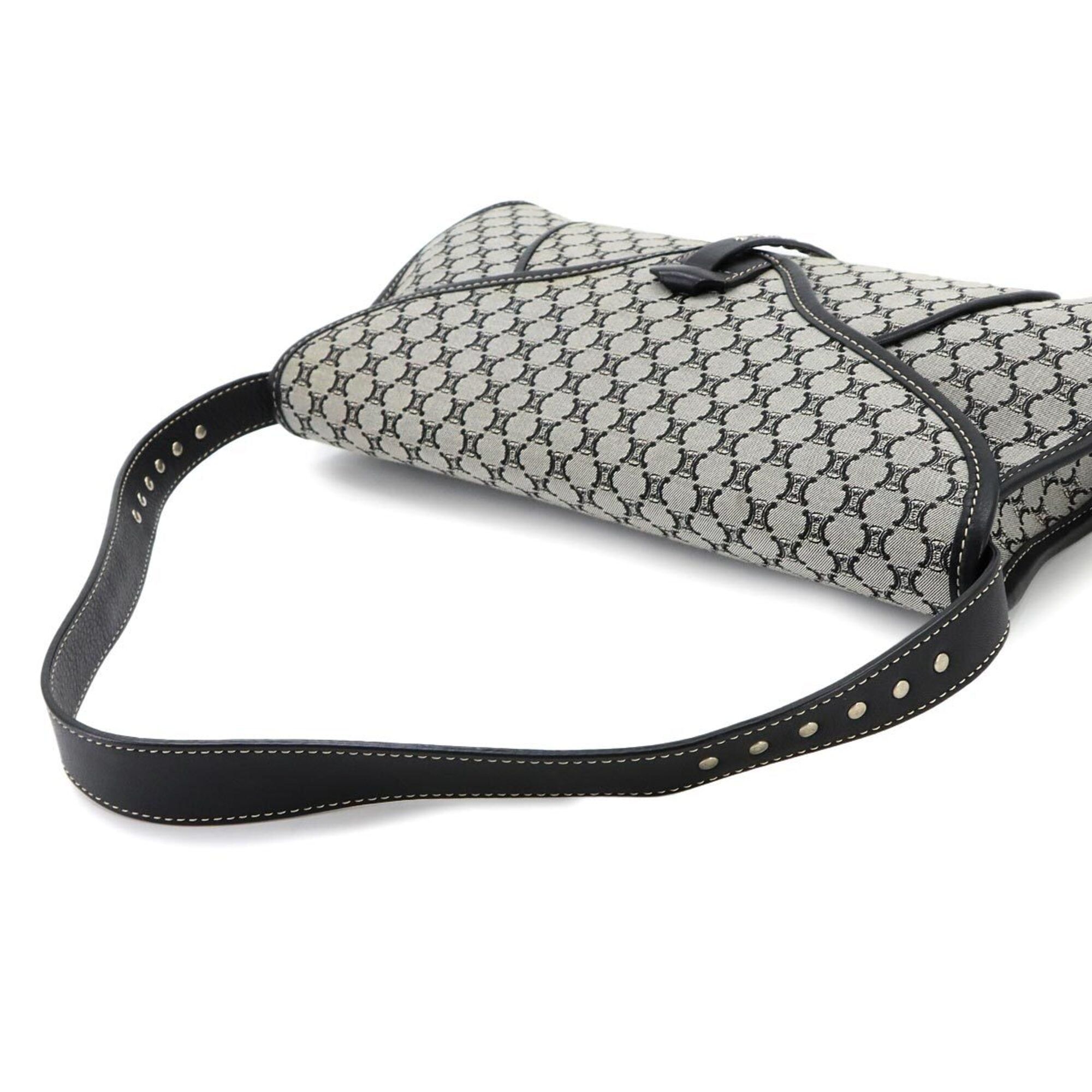 Canvas Leather Handbag Shoulder Bag (Pre-Owned) - Celine - Modalova