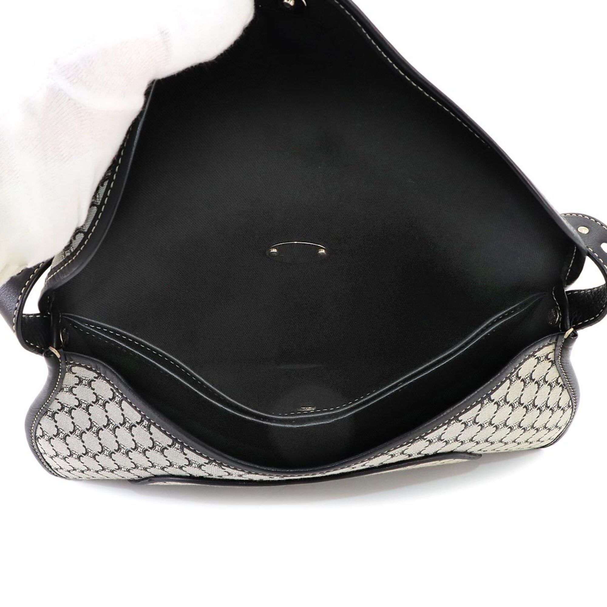 Canvas Leather Handbag Shoulder Bag (Pre-Owned) - Celine - Modalova