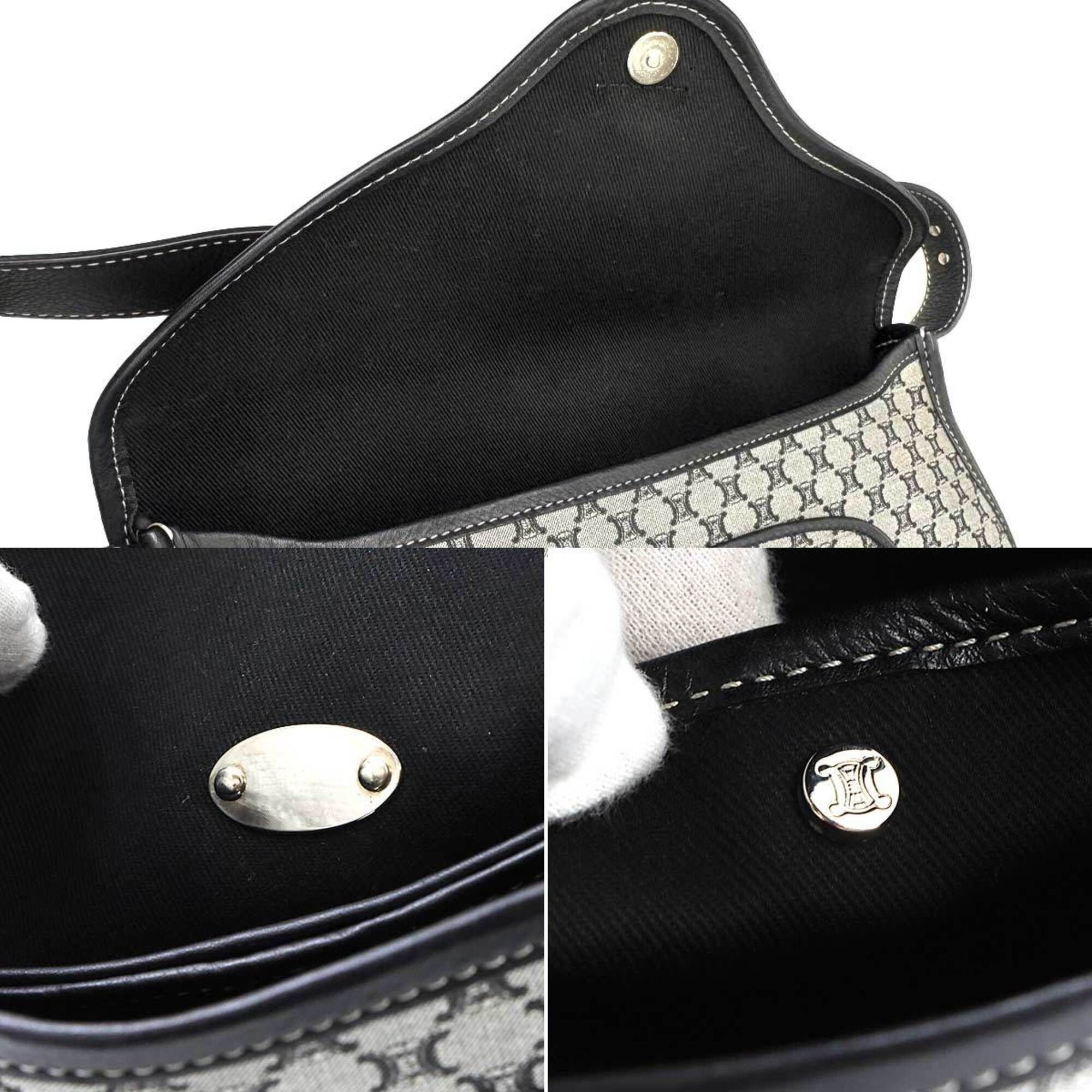 Canvas Leather Handbag Shoulder Bag (Pre-Owned) - Celine - Modalova