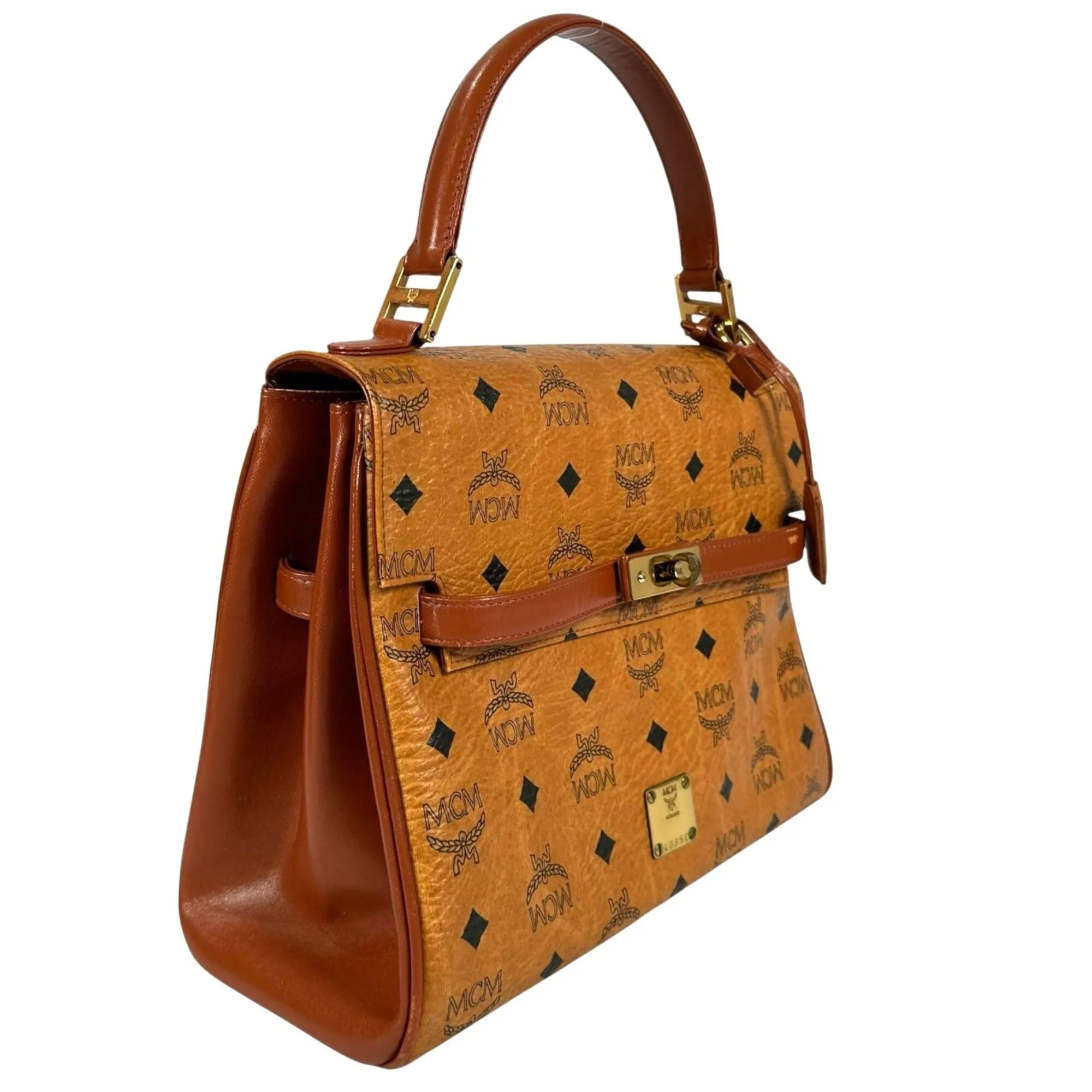 Leather Handbag (Pre-Owned) - MCM - Modalova