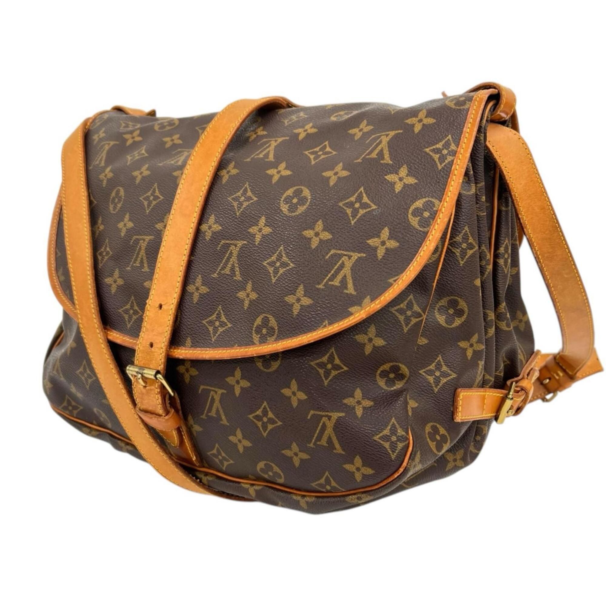 Monogram Leather Shoulder Bag (Pre-Owned) - Louis Vuitton - Modalova