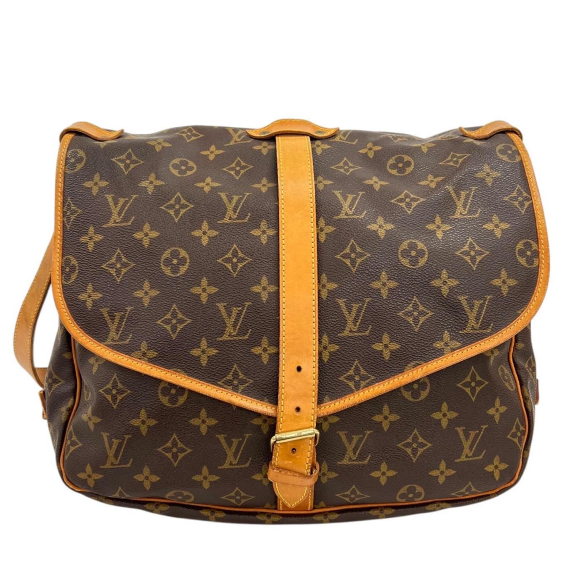 Monogram Leather Shoulder Bag (Pre-Owned) - Louis Vuitton - Modalova