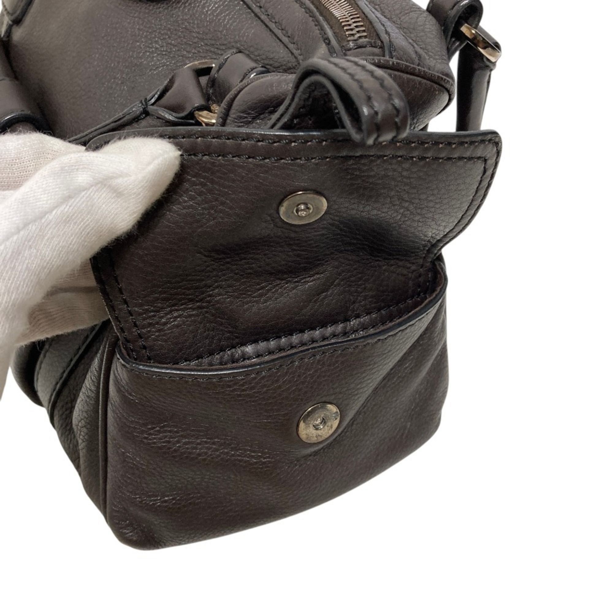Leather Boston Bag Handbag (Pre-Owned) - Tod's - Modalova