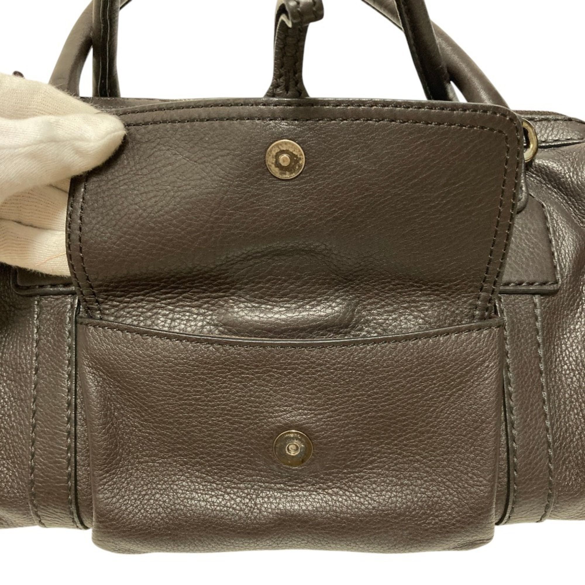 Leather Boston Bag Handbag (Pre-Owned) - Tod's - Modalova